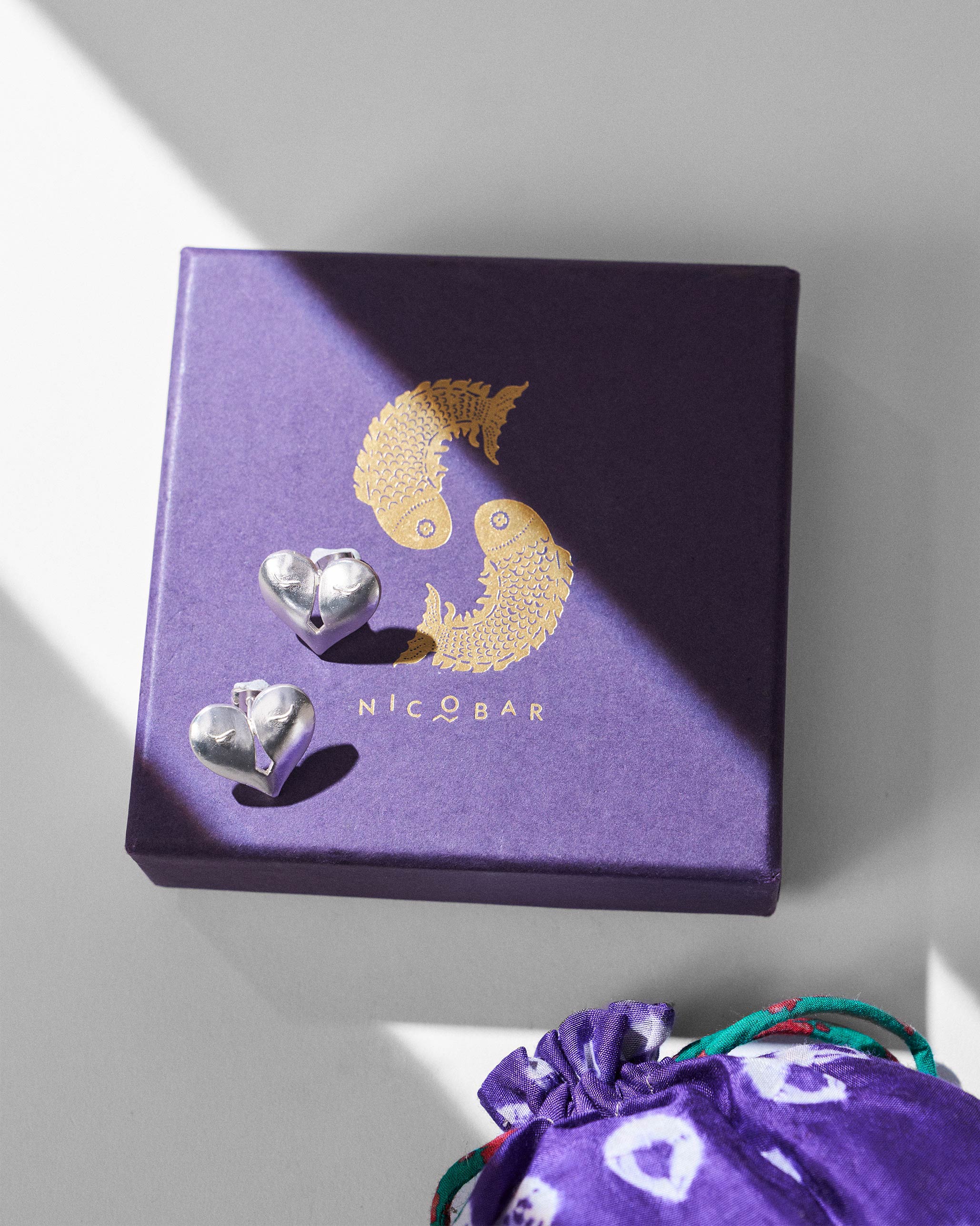 Dil Studs - Silver - Image 3