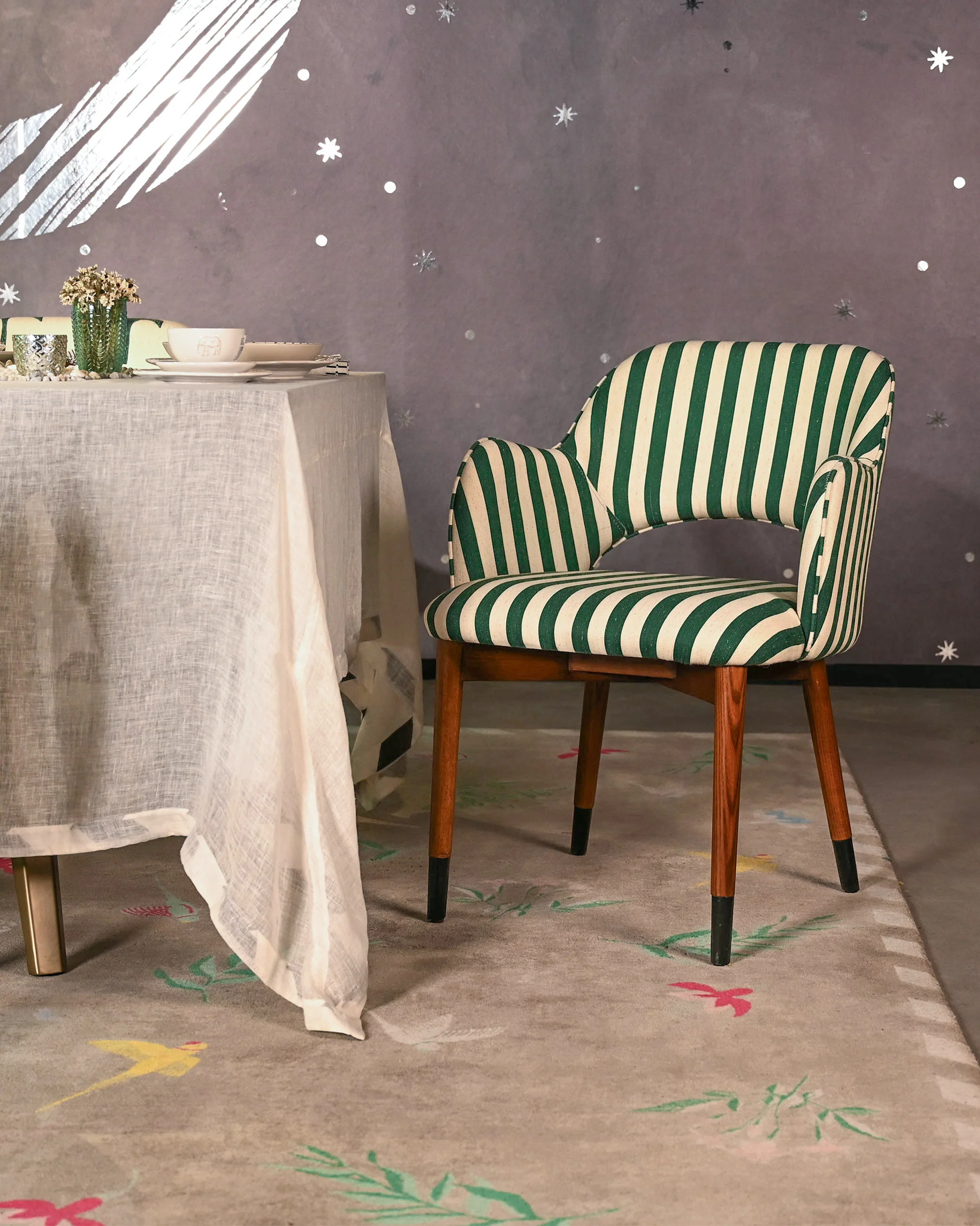 Rhythm Dining Chair - Green - Image 4