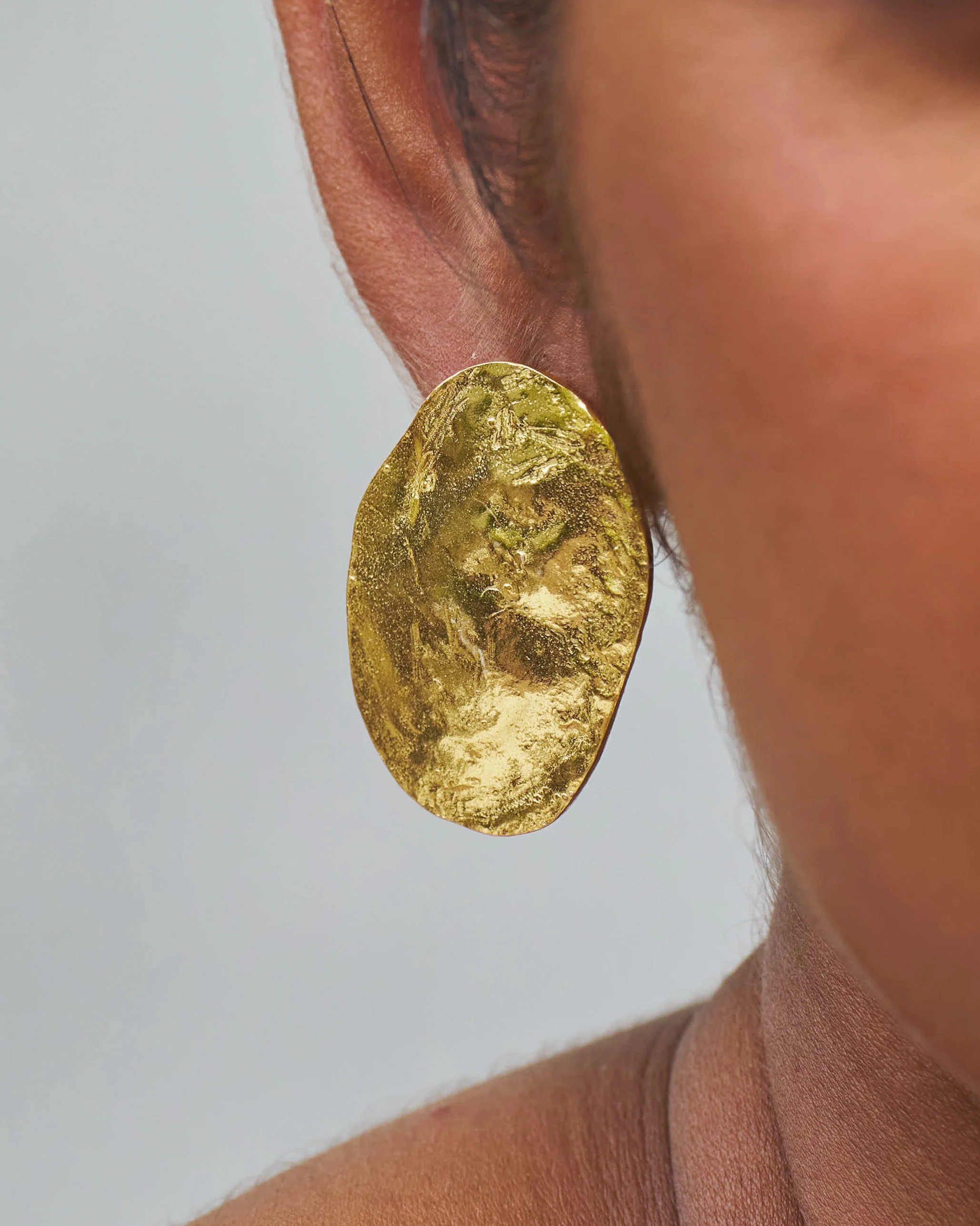 Dip-Dot Earrings - Gold - Image 2