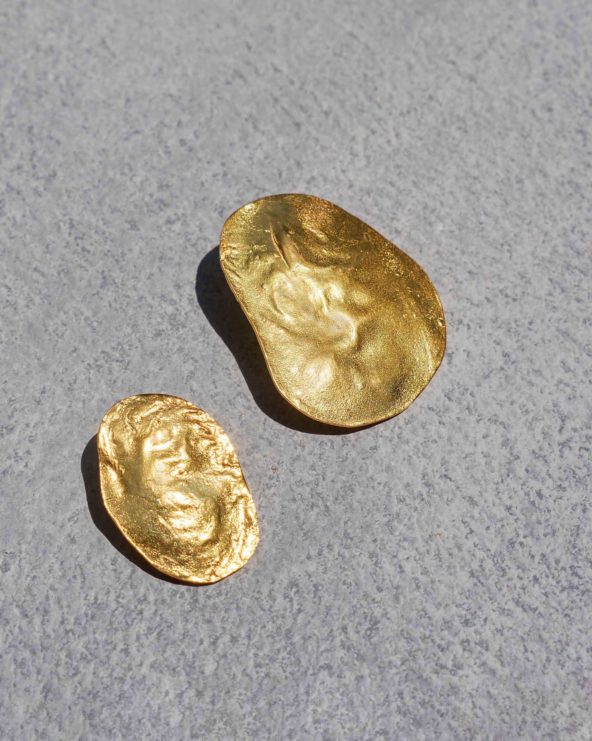 Dip-Dot Earrings - Gold - Image 3