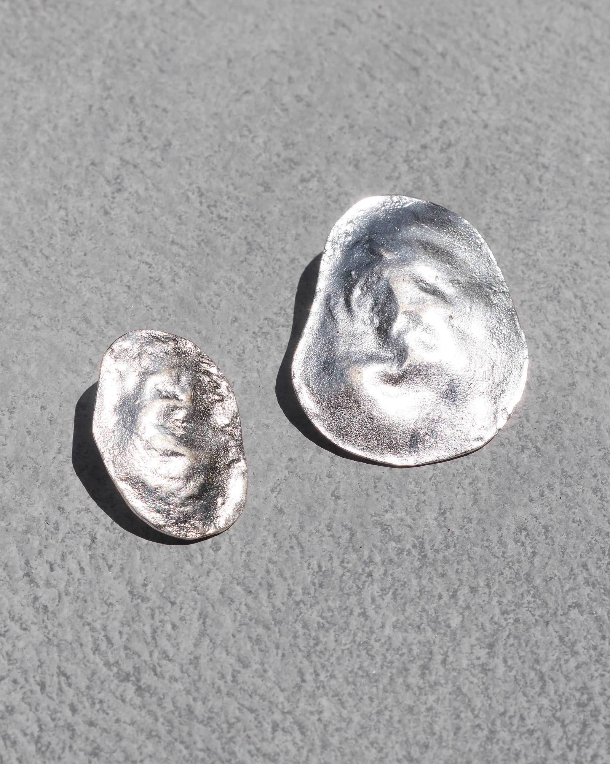 Dip-Dot Earrings - Silver - Image 2