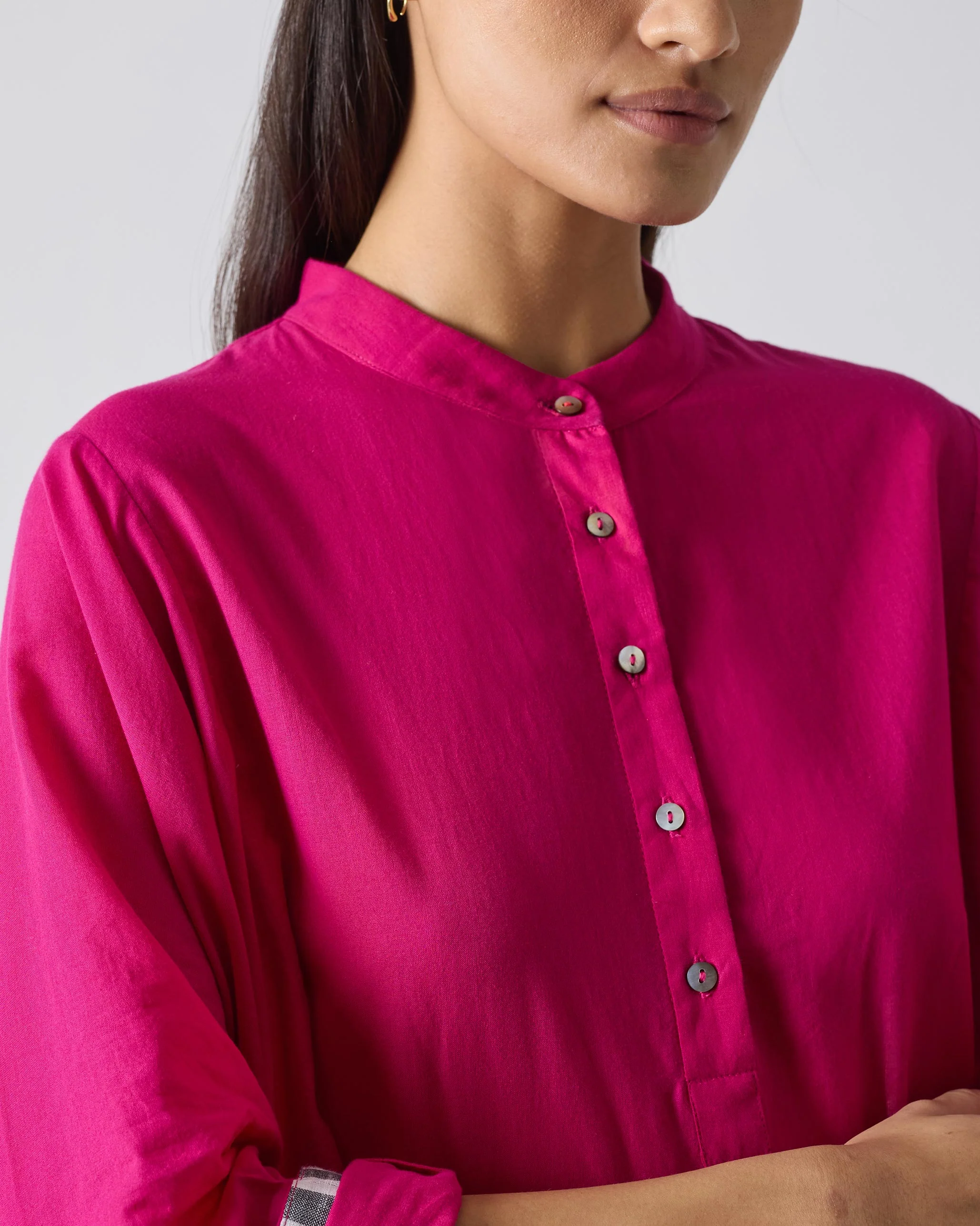 Dolman Top - Fuchsia - Image 2