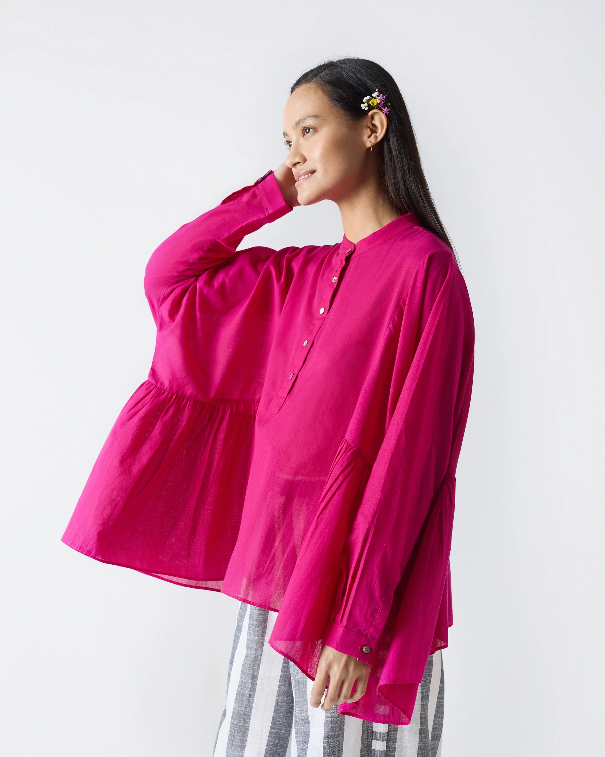 Dolman Top - Fuchsia - Image 3