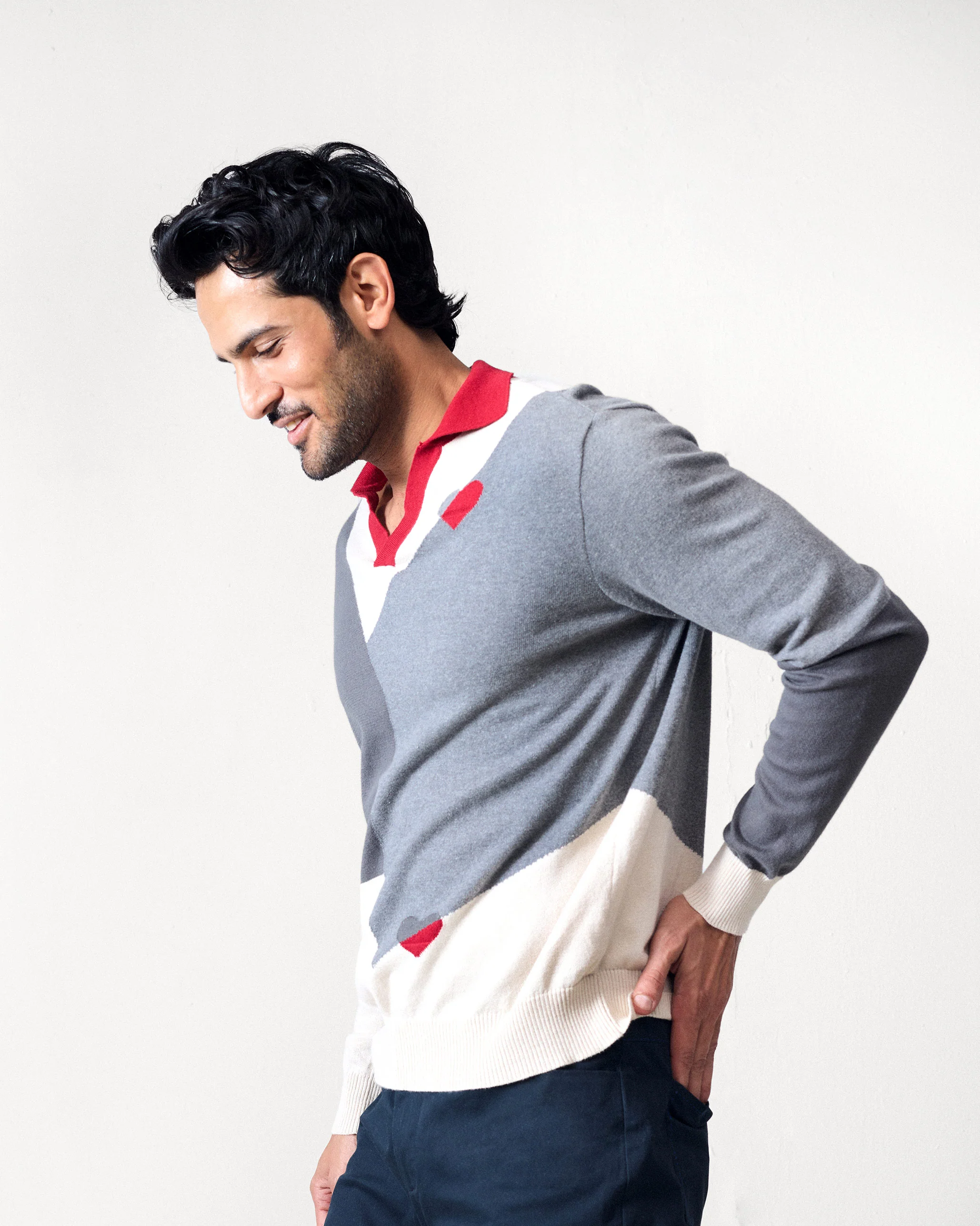 Dom Sweater - Grey - Image 3
