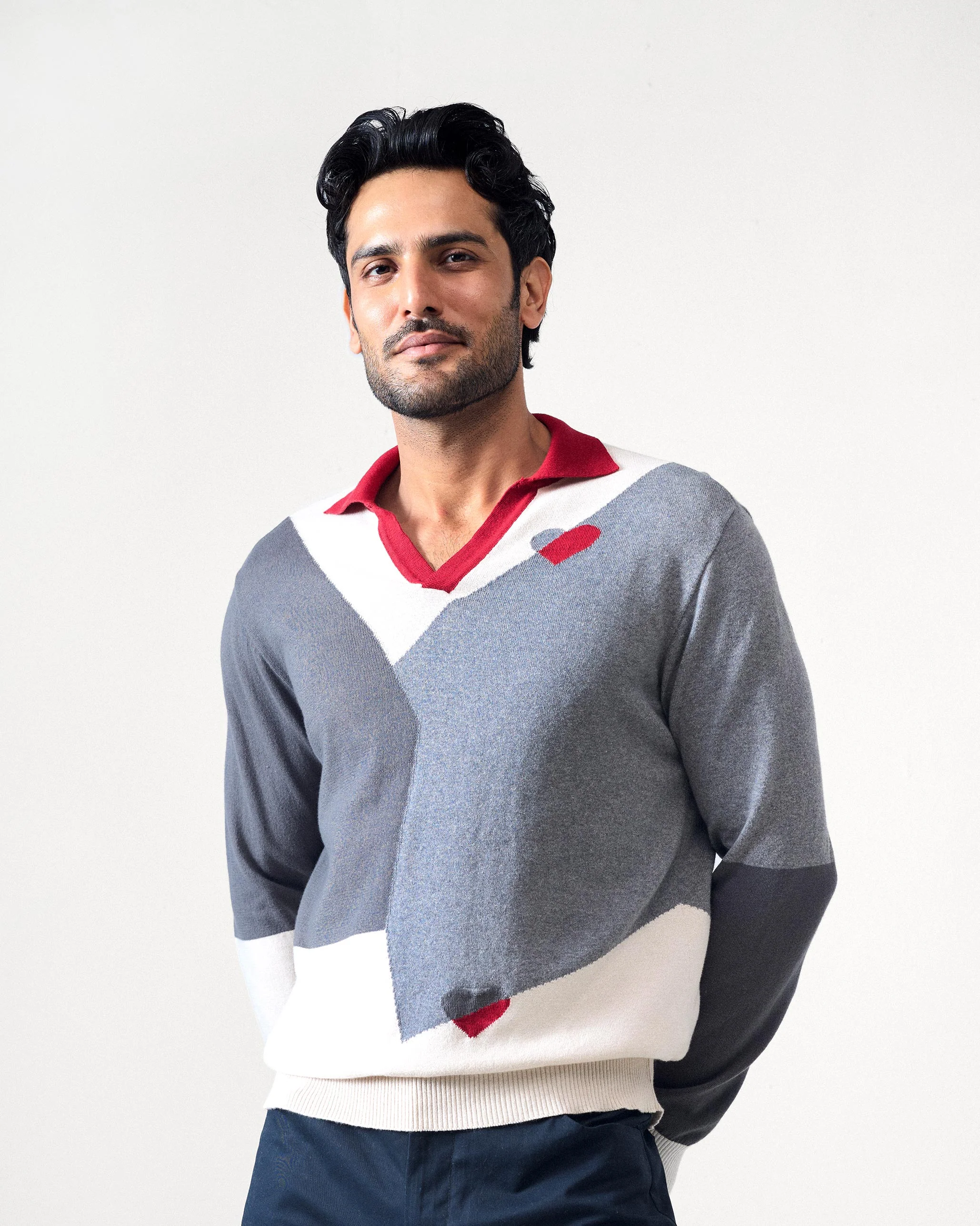Dom Sweater - Grey - Image 4