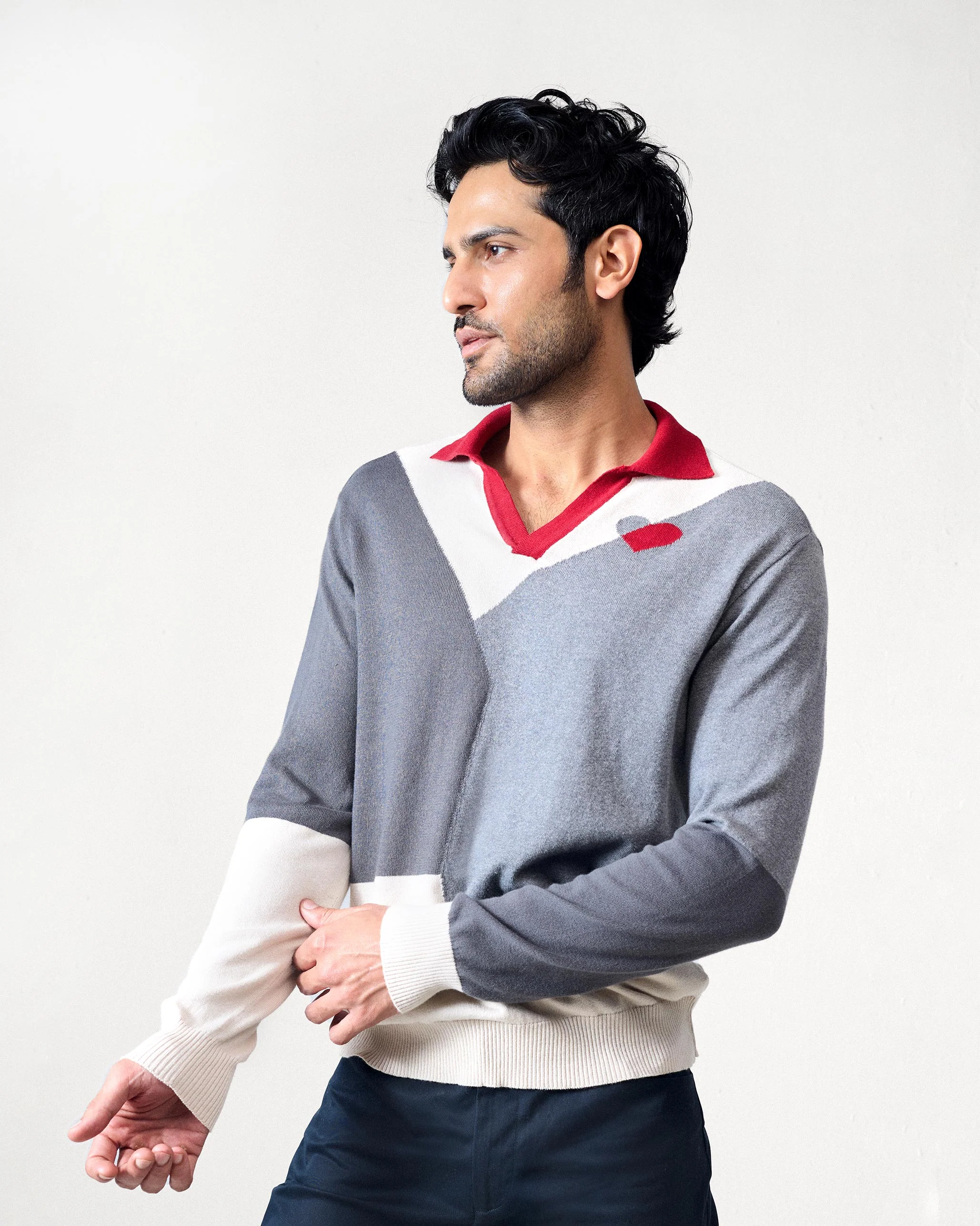 Dom Sweater - Grey - Image 5