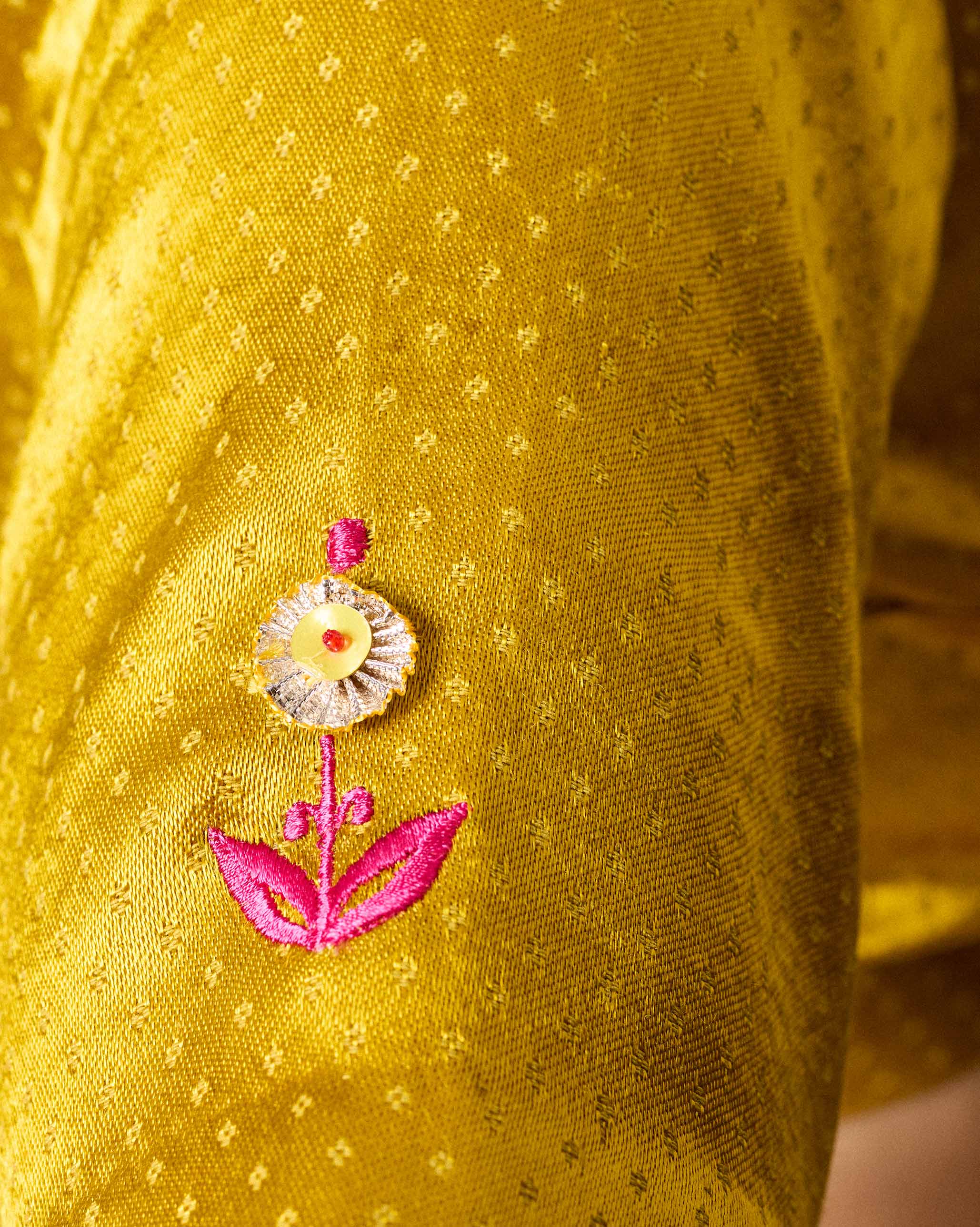Dori Blouse - Chartreuse - Image 3
