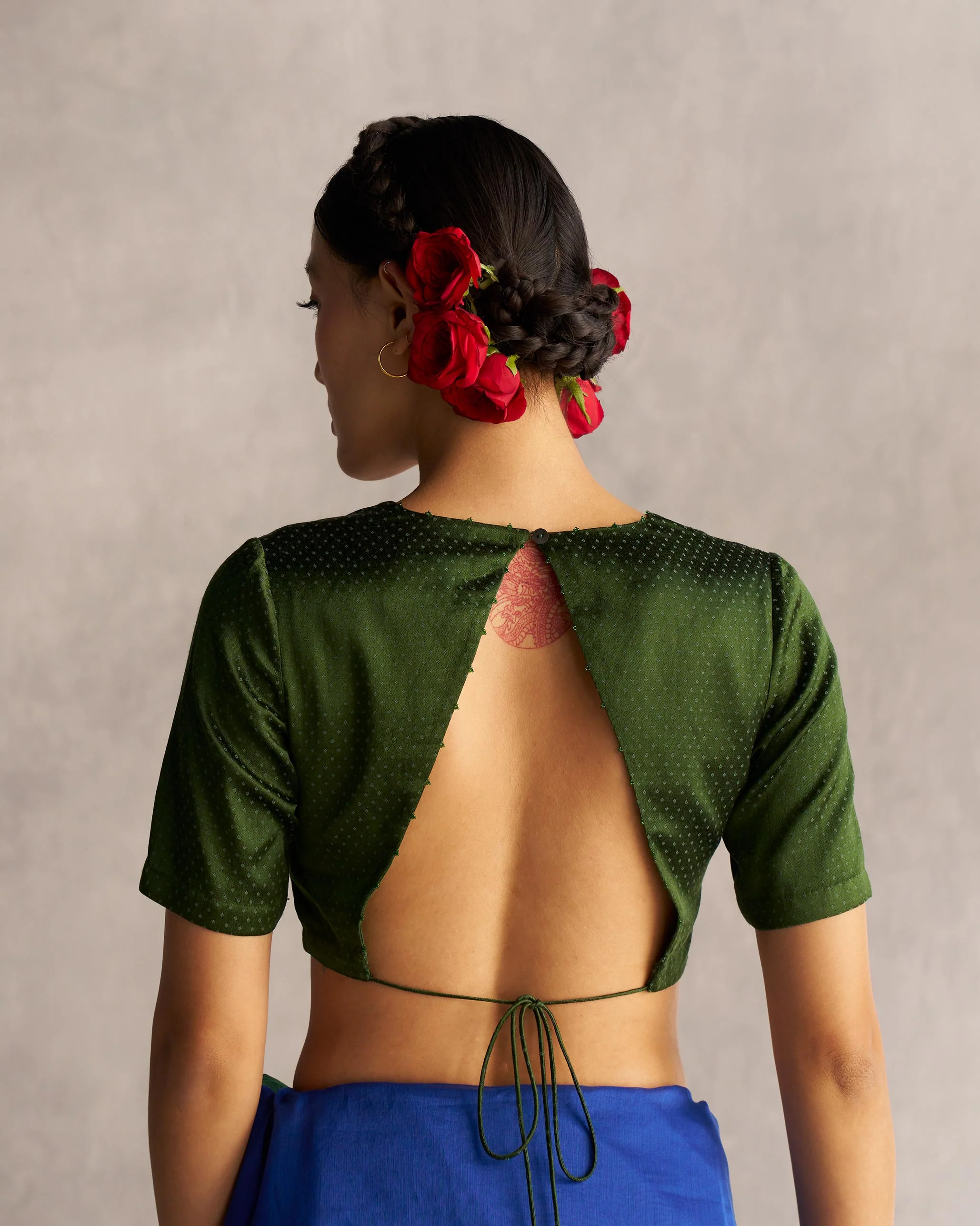 Dori Blouse - Green - Image 3