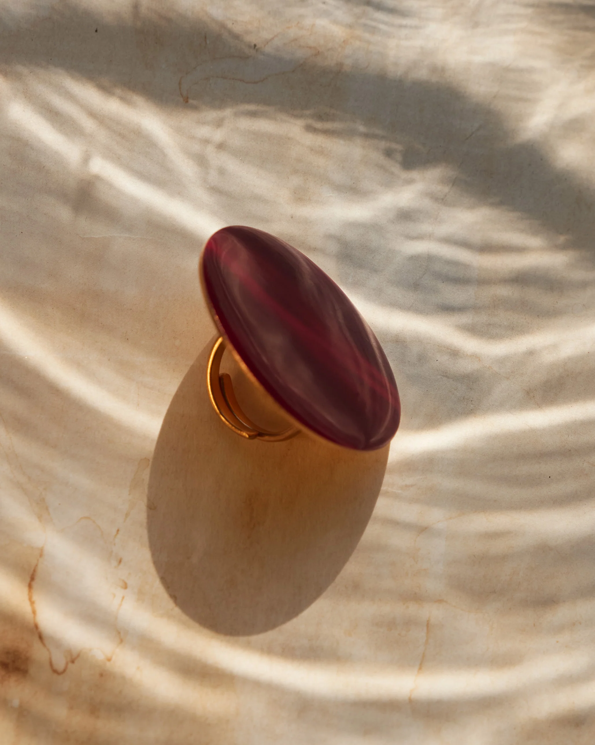 Dot Ring - Red & Gold - Image 2