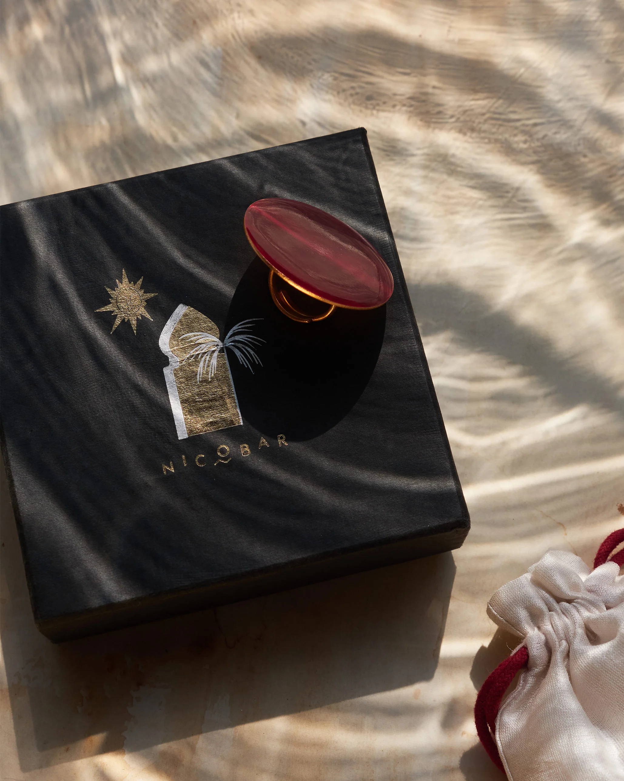 Dot Ring - Red & Gold - Image 3