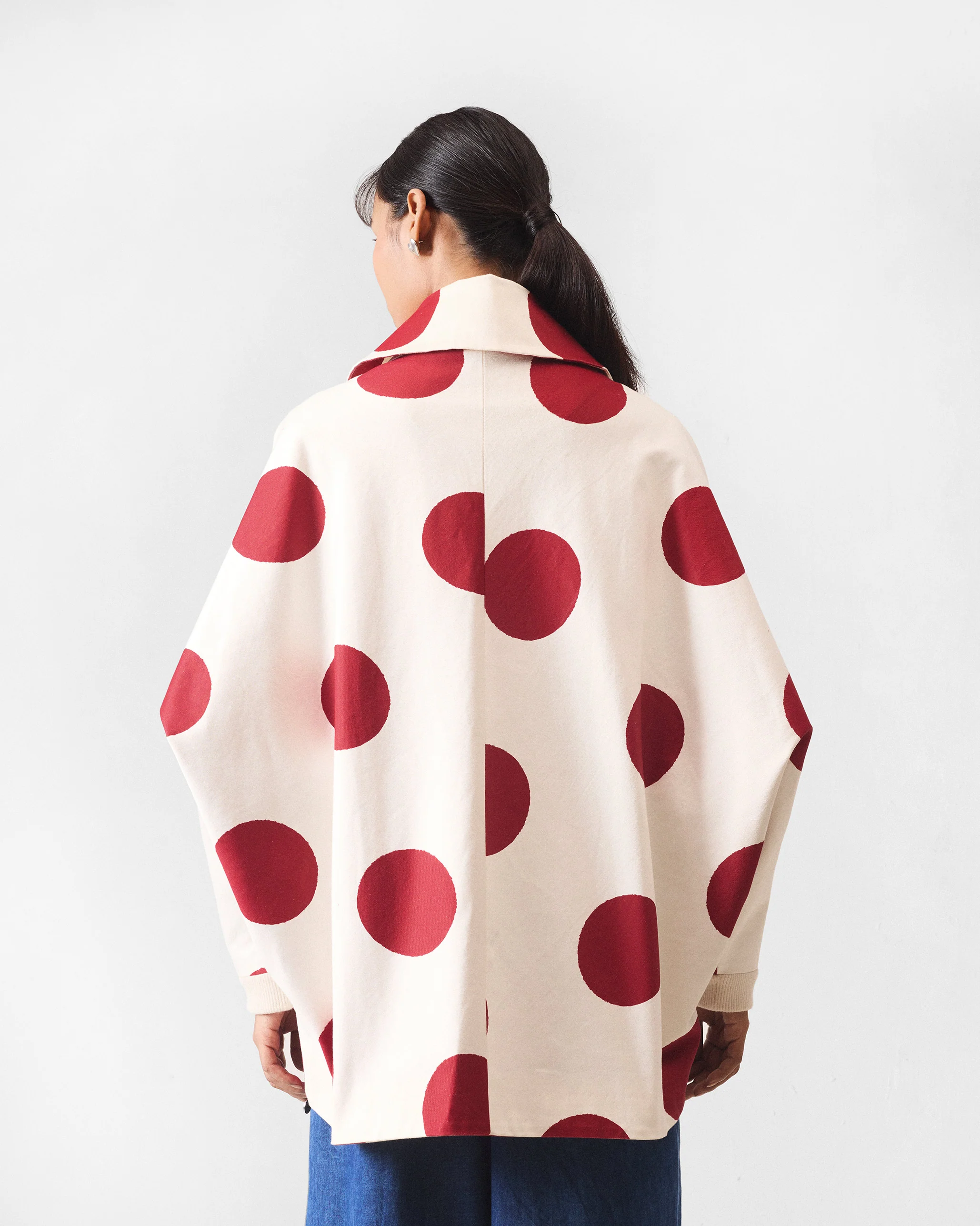 Dottie Jacket - Ivory & Red - Image 2
