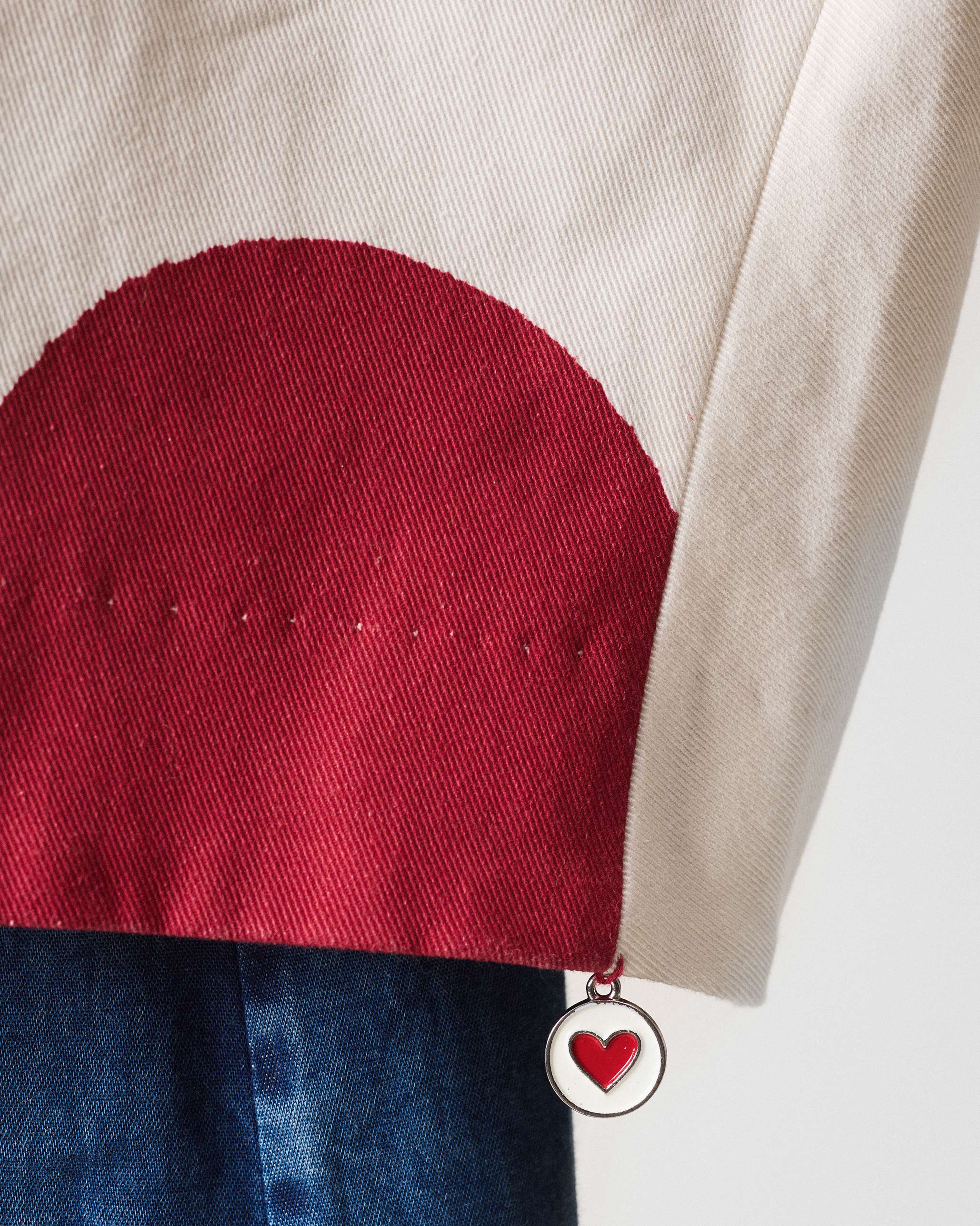 Dottie Jacket - Ivory & Red - Image 3