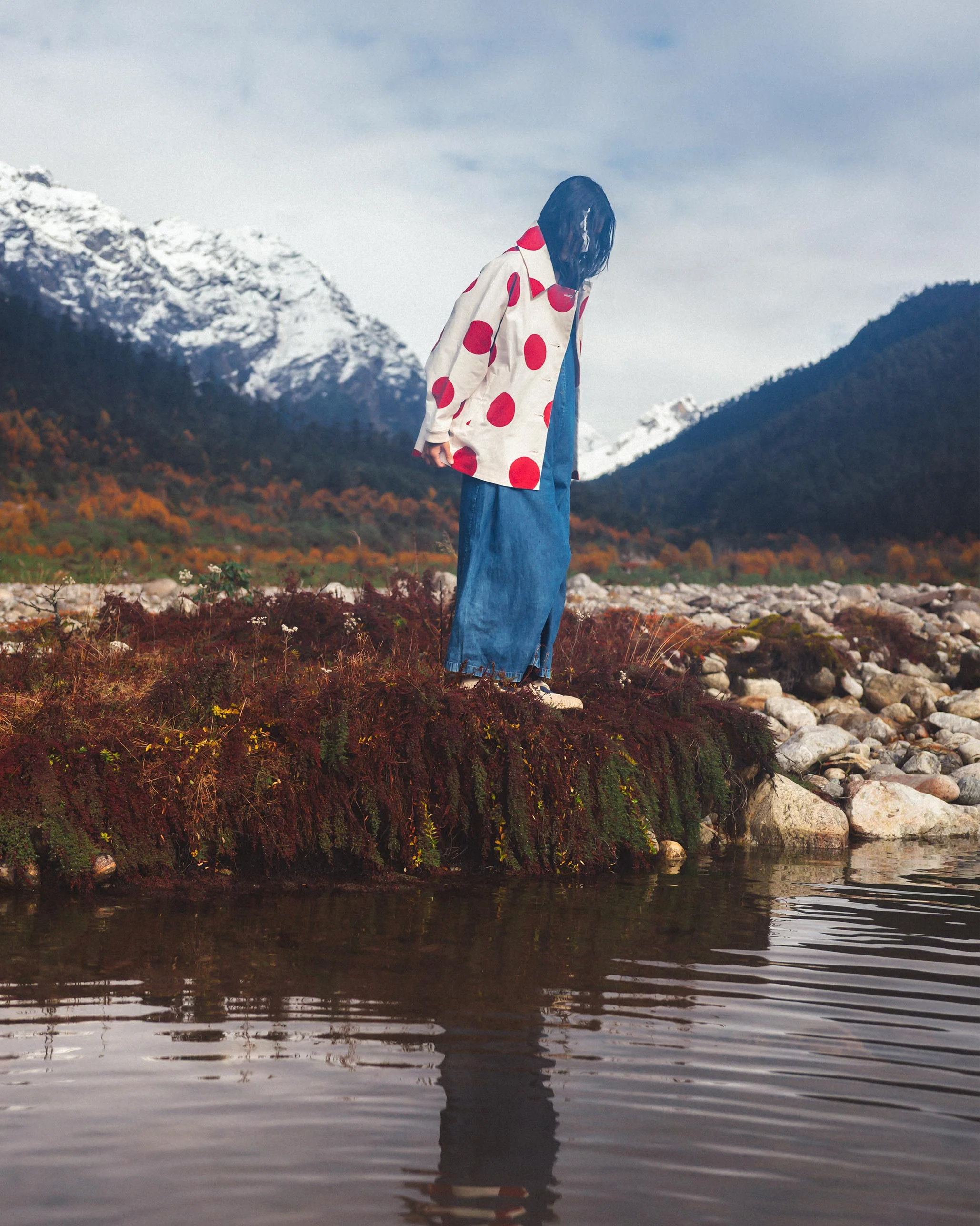 Dottie Jacket - Ivory & Red - Image 7