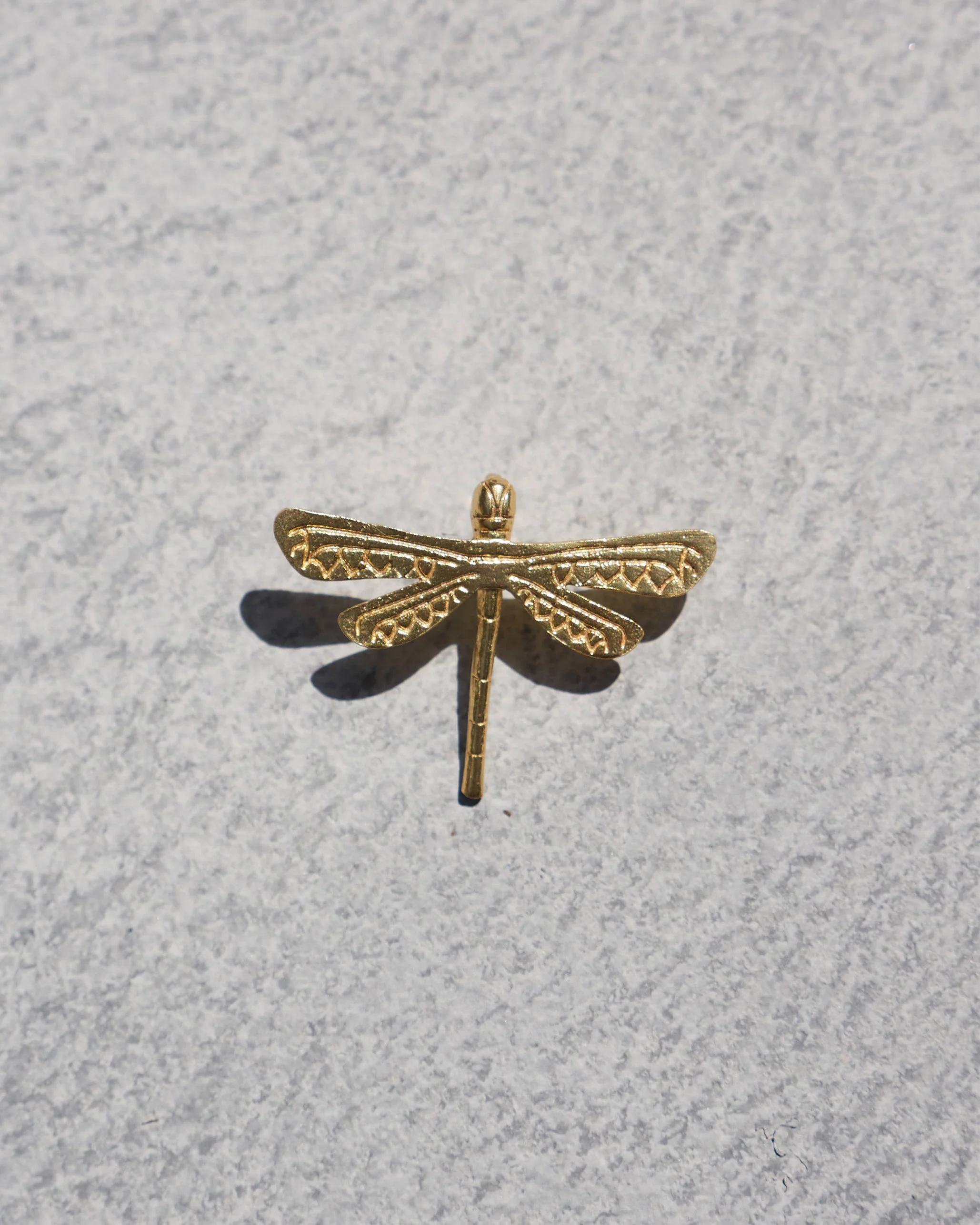 Dragonfly Charm - Gold - Image 2