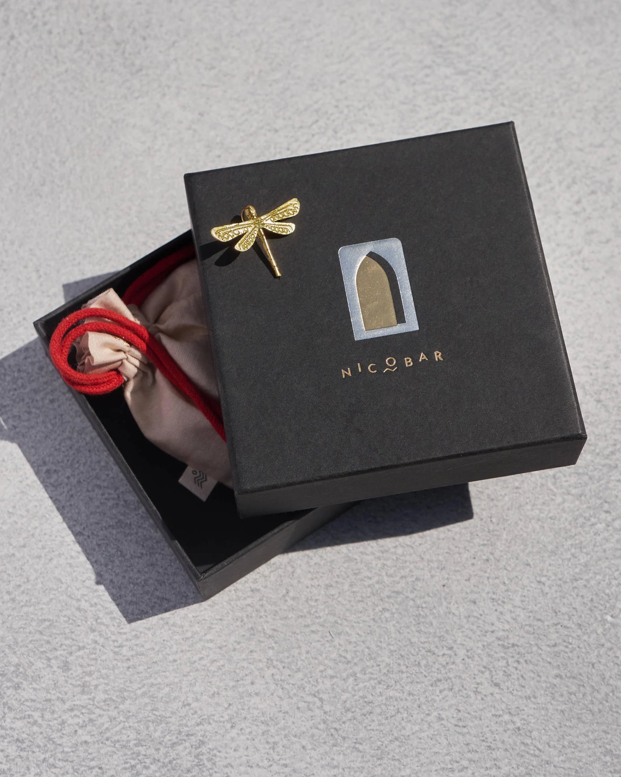 Dragonfly Charm - Gold - Image 3