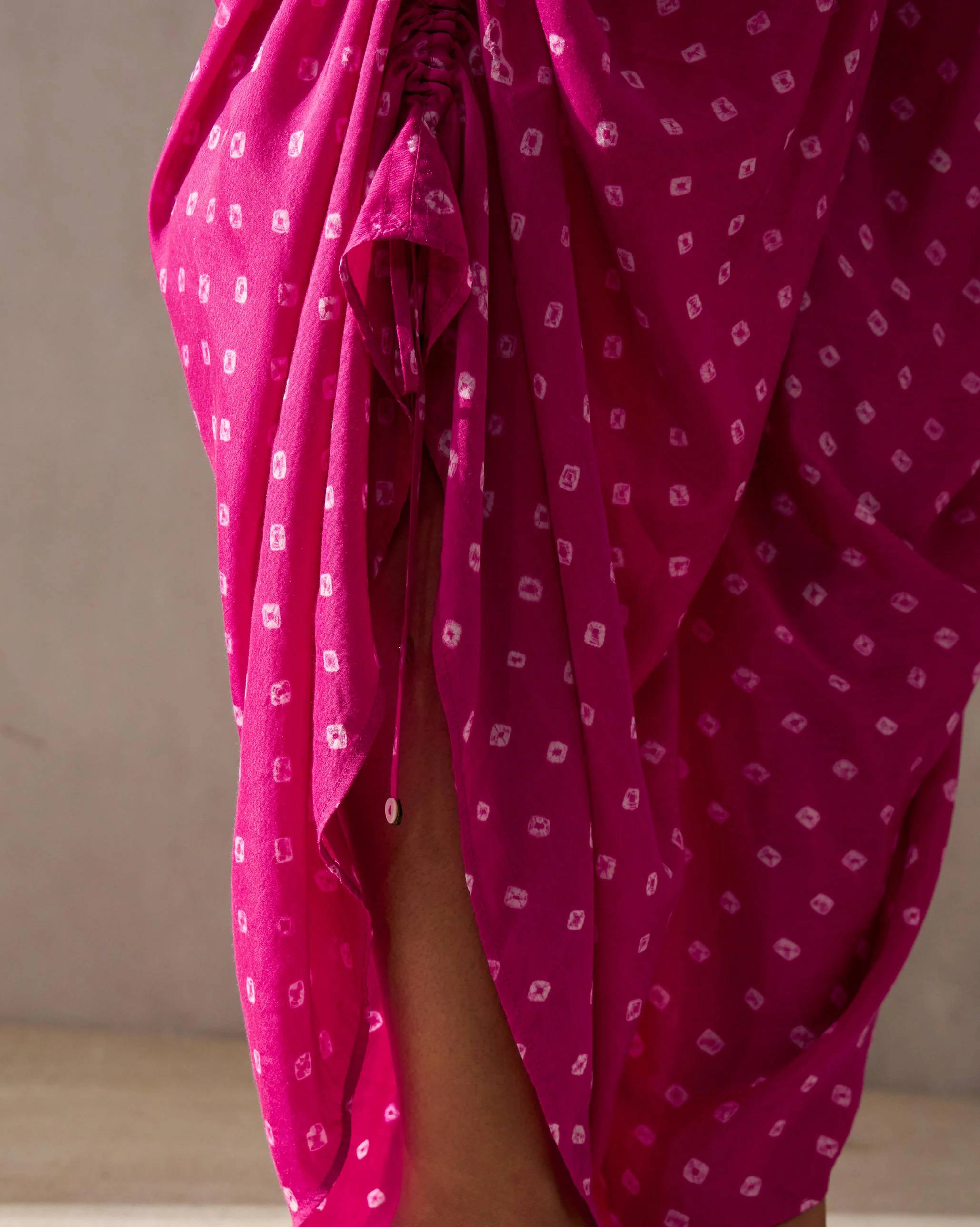 Drawstring Pants - Fuchsia - Image 2