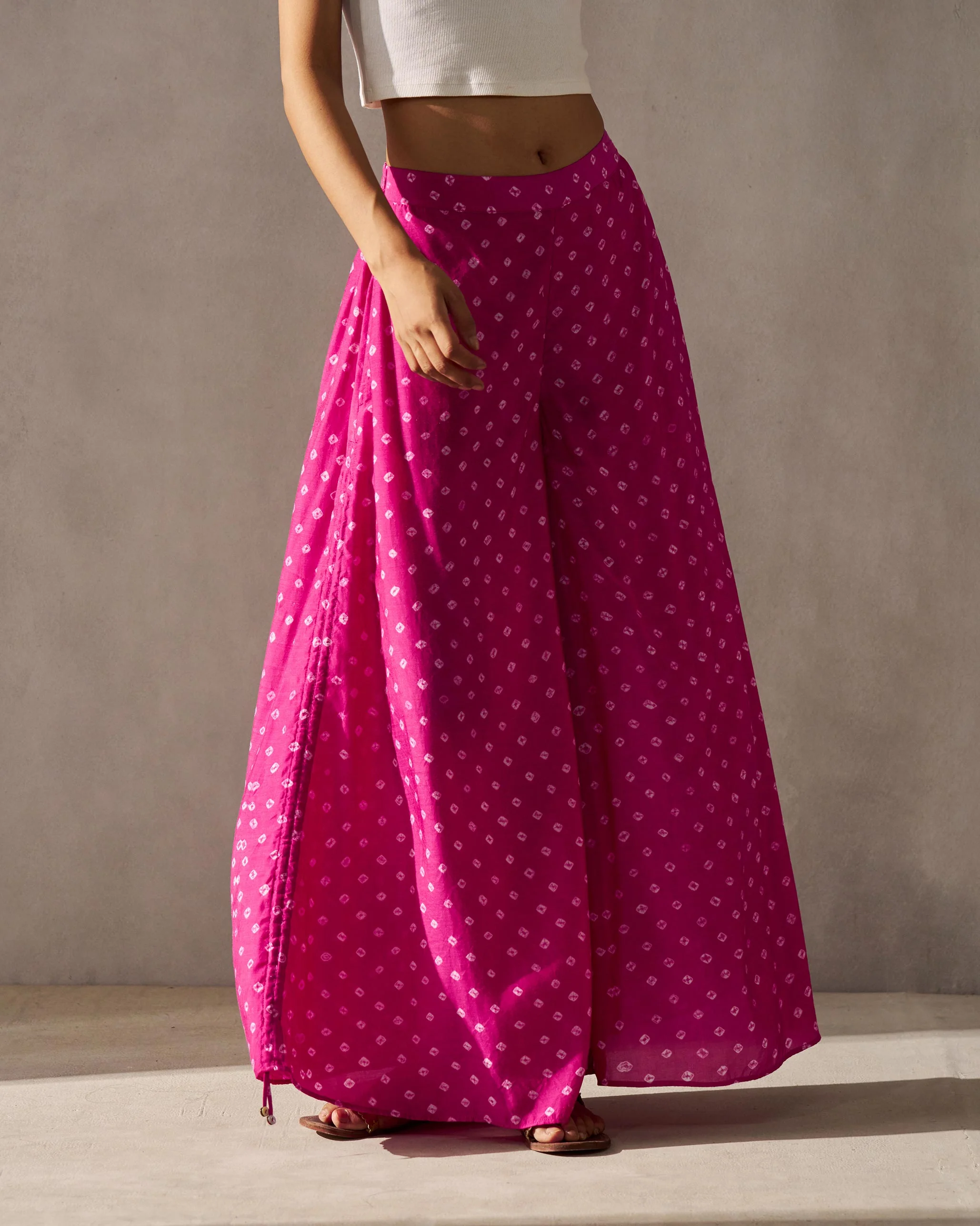 Drawstring Pants - Fuchsia - Image 5