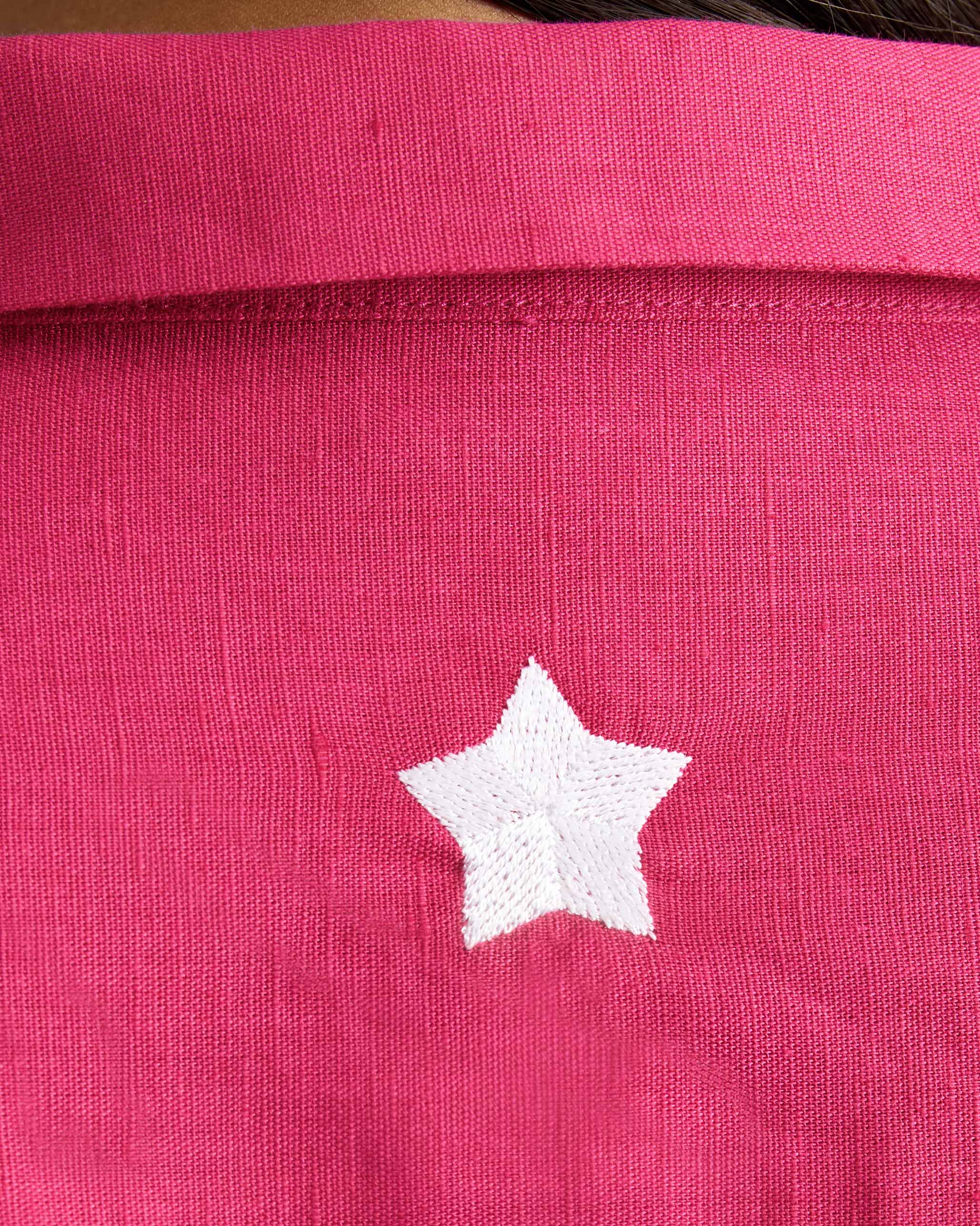Drop Armhole Shirt - Fuchsia - Image 5
