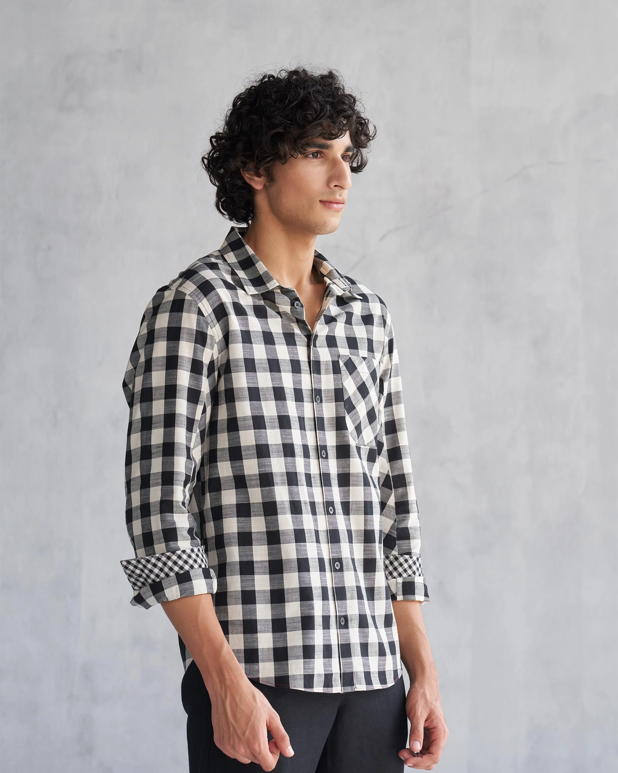 Dual Shirt - Black & Ivory - Image 5