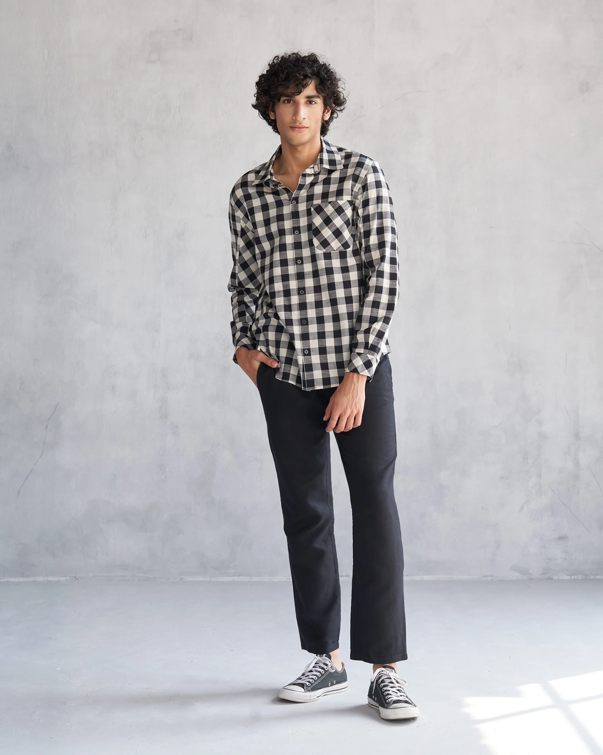 Dual Shirt - Black & Ivory - Image 7
