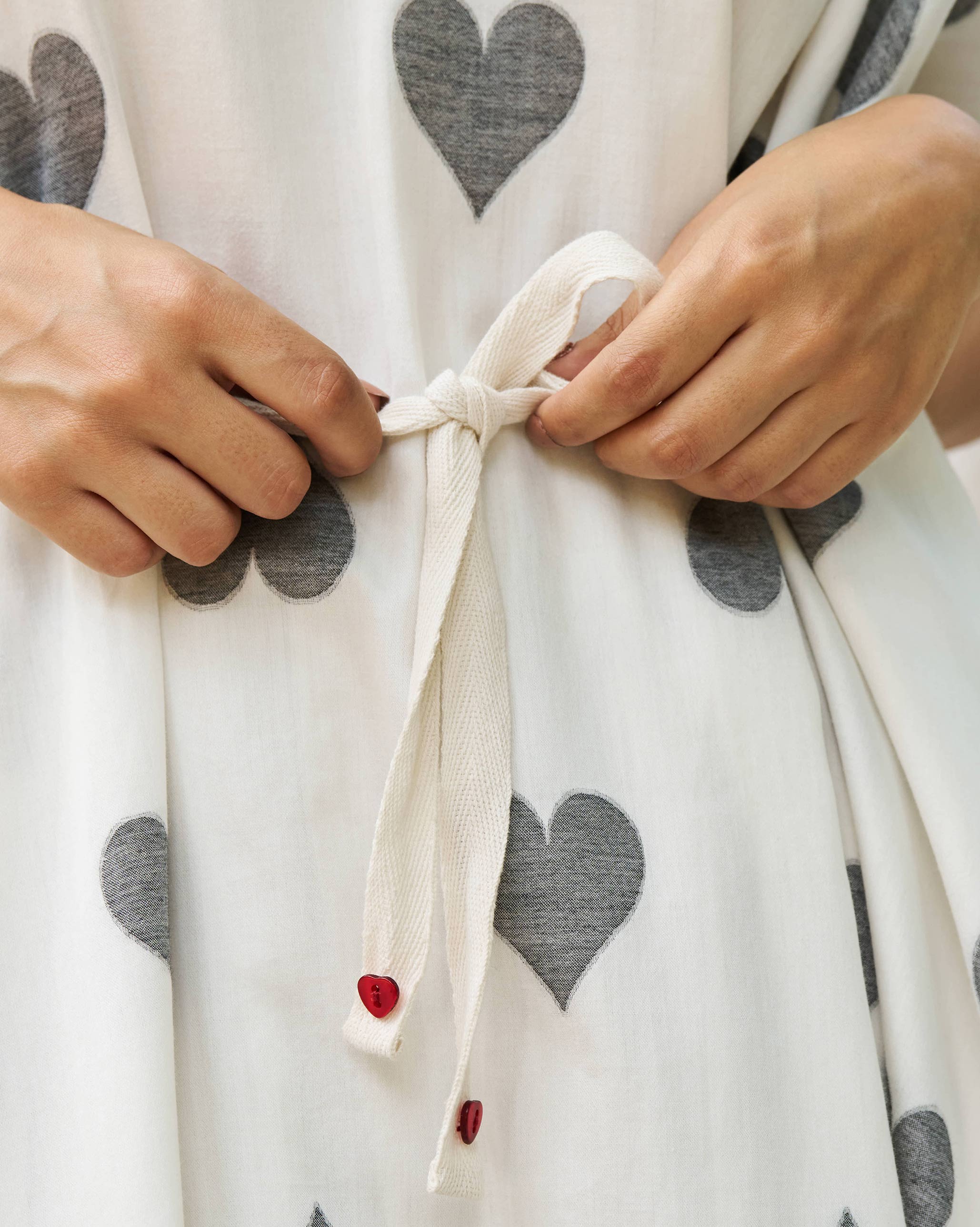 Duck Kaftan - Ivory - Image 3