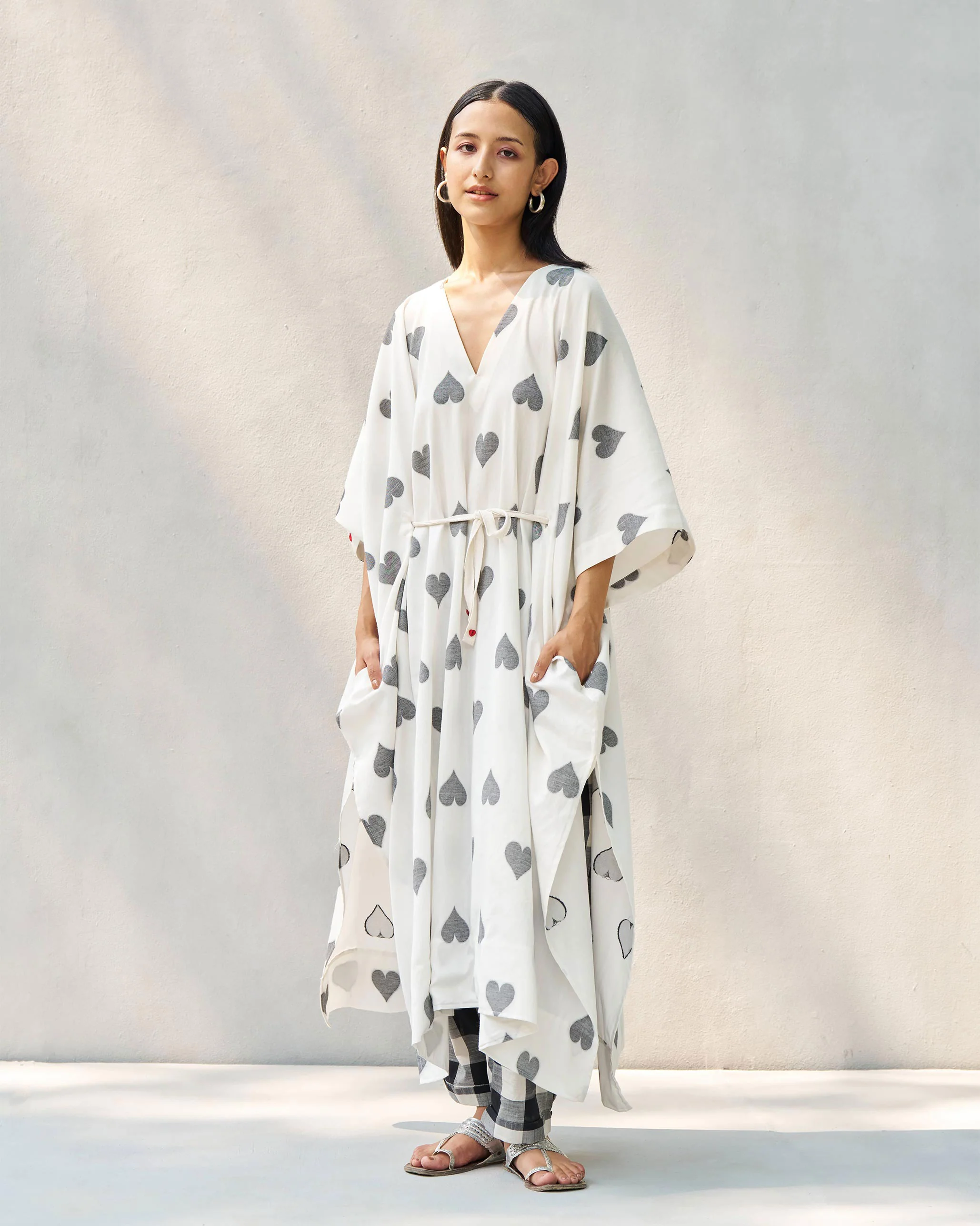 Duck Kaftan - Ivory - Image 7