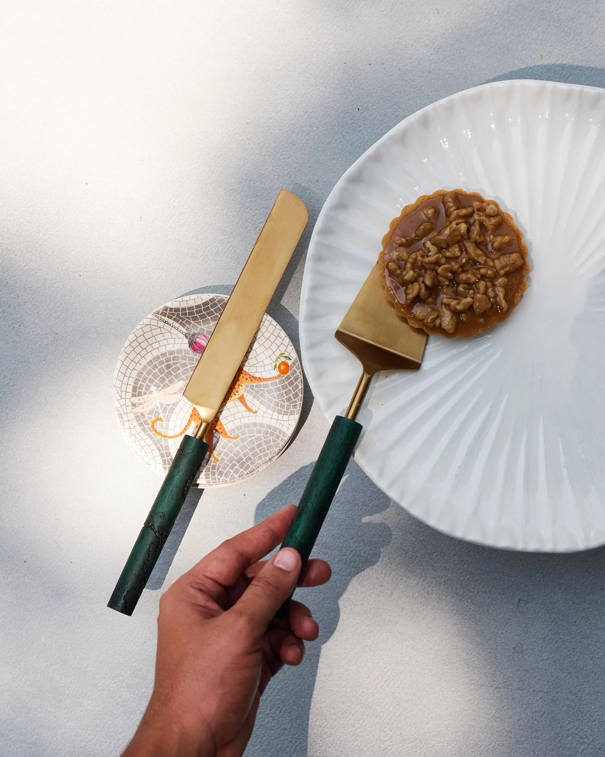 Dune Cake Knife Set - Set of 2 - Image 8