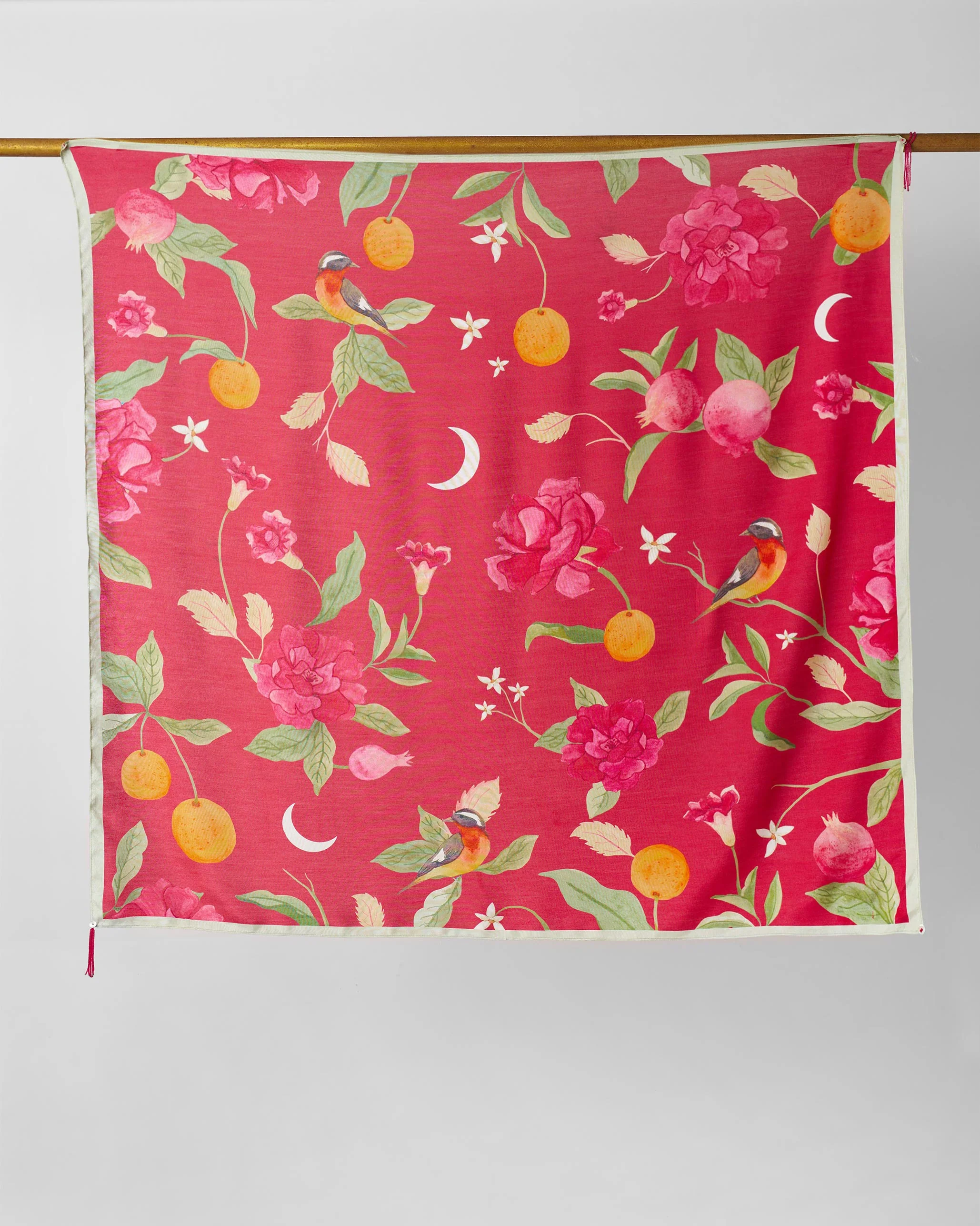 Dusk Garden Scarf - Watermelon - Image 3
