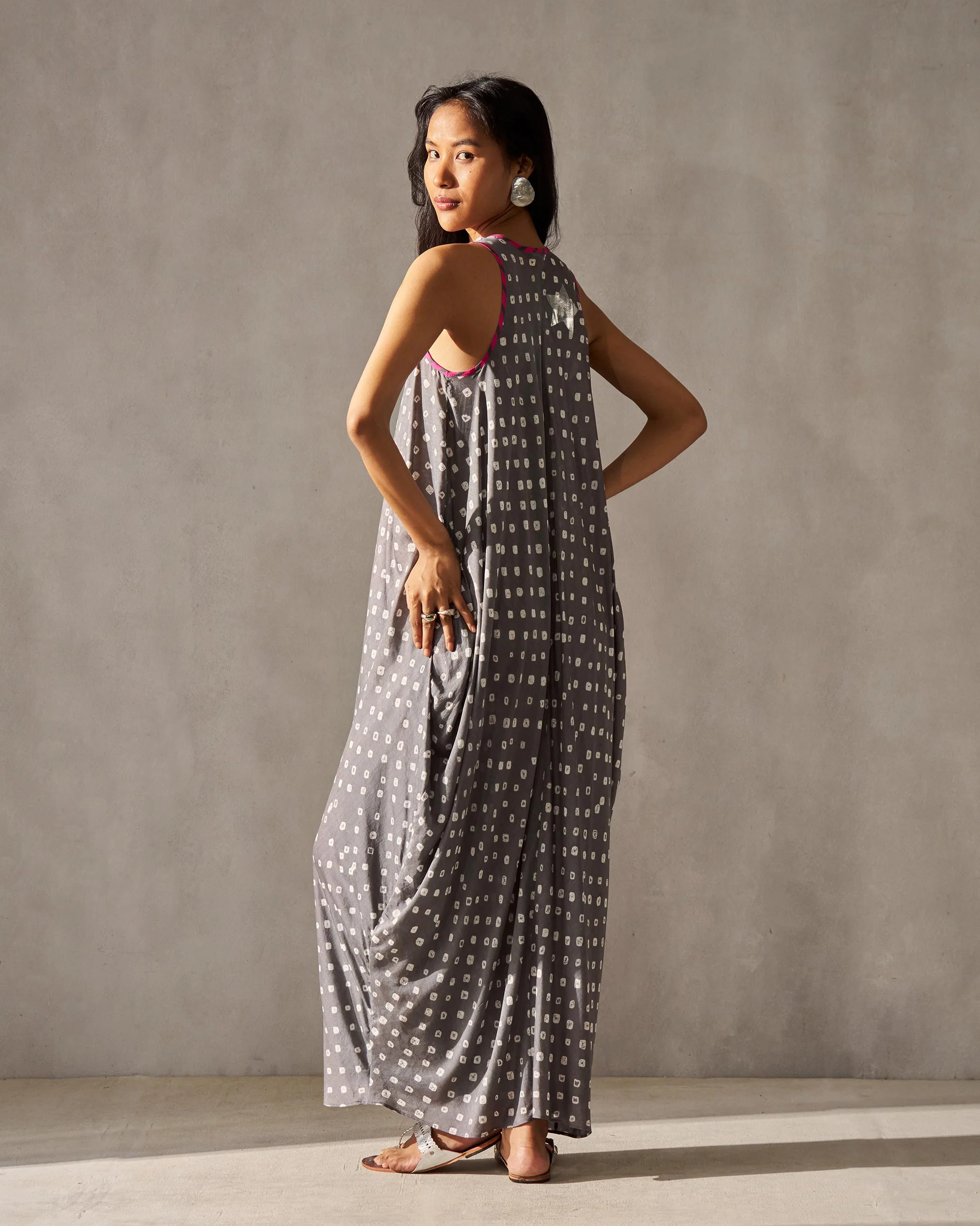 Easy Cowl Dress - Grey - Image 4