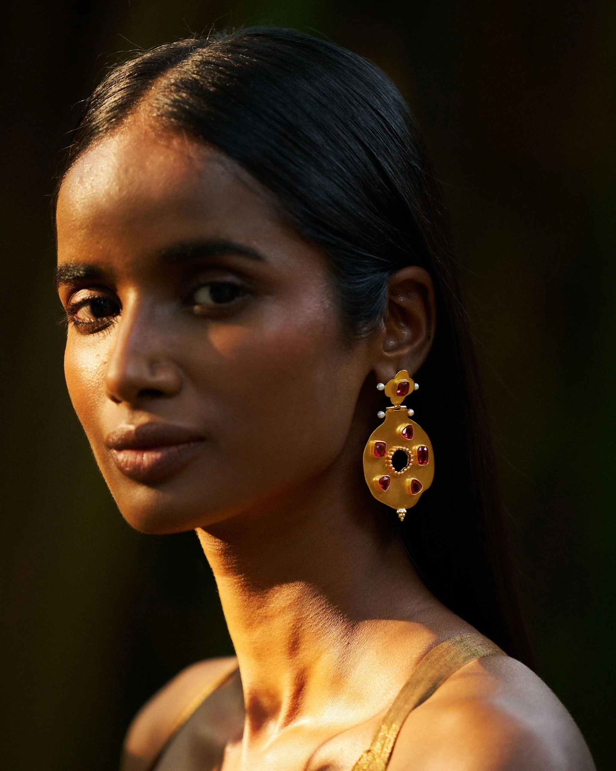 Eden Earrings - Gold - Image 4