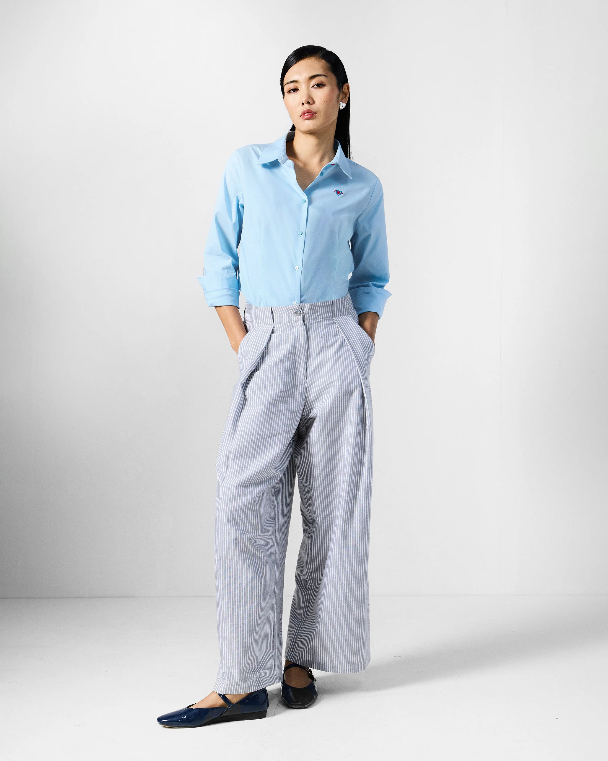 Ela Shirt - Ice Blue - Image 5