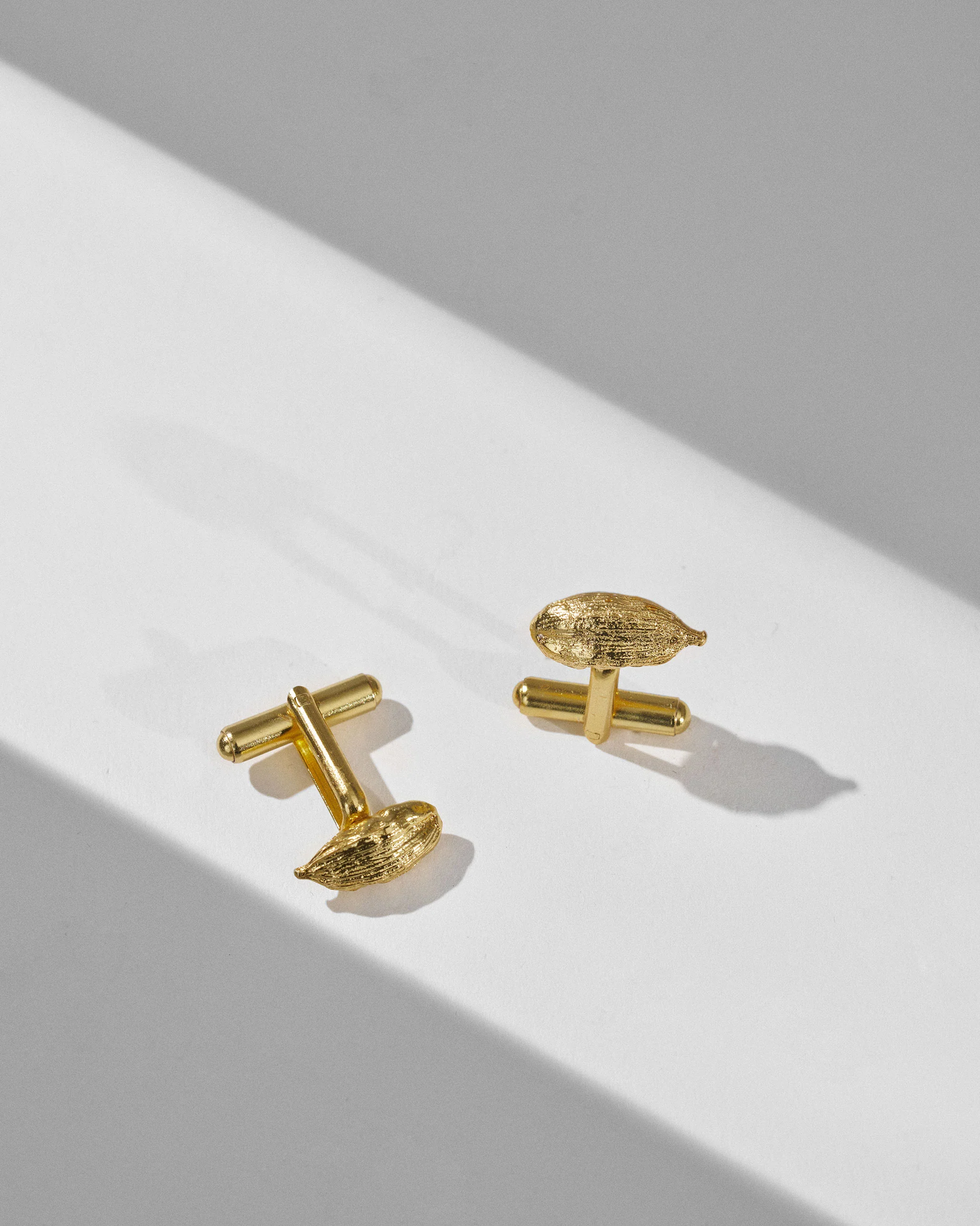 Elaichi Cufflinks - Gold - Image 2