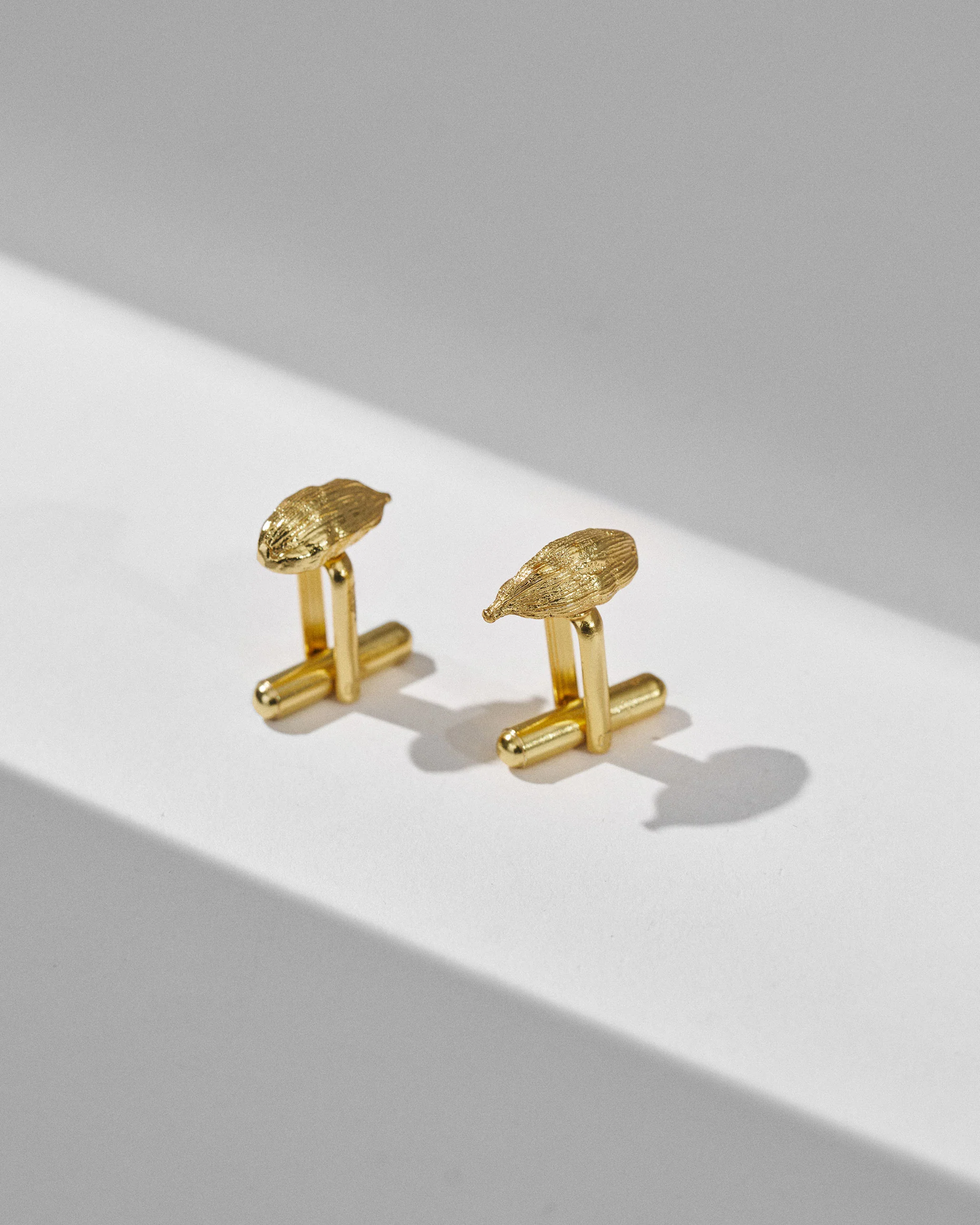 Elaichi Cufflinks - Gold - Image 3