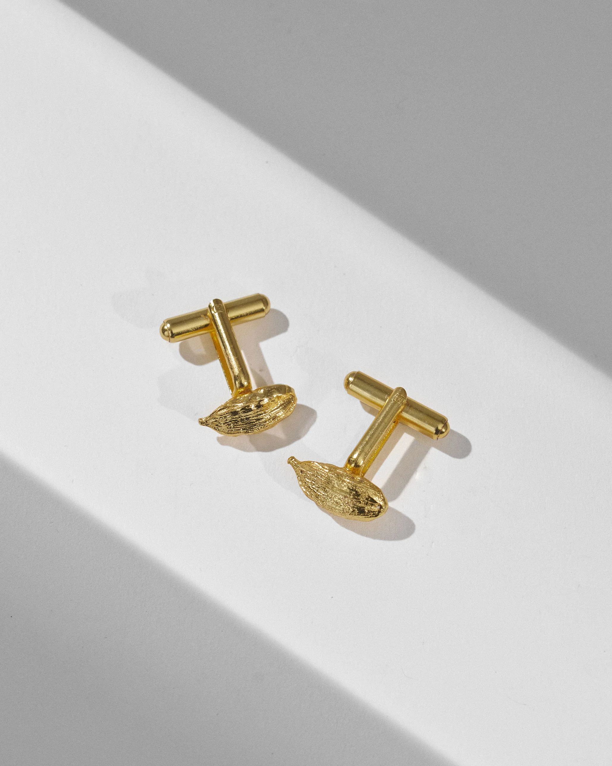 Elaichi Cufflinks - Gold - Image 5