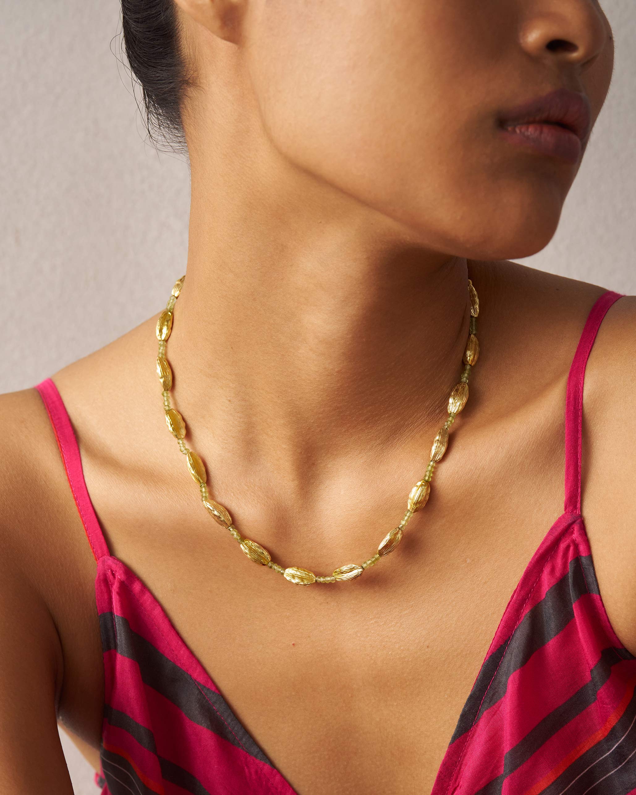 Elaichi Trail Necklace - Gold - Image 2