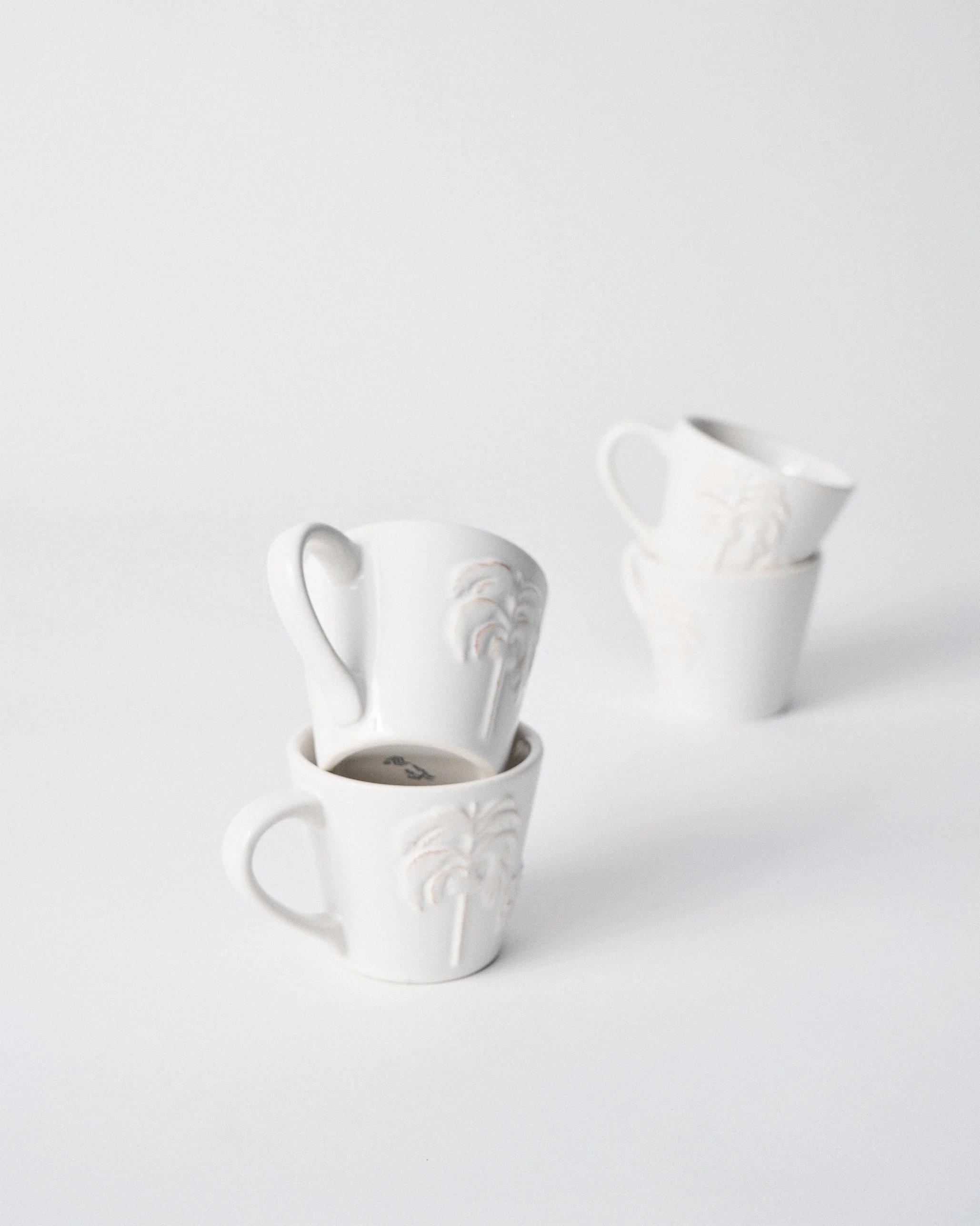 Ele Palm Espresso Mug - Set of 4 - Image 3