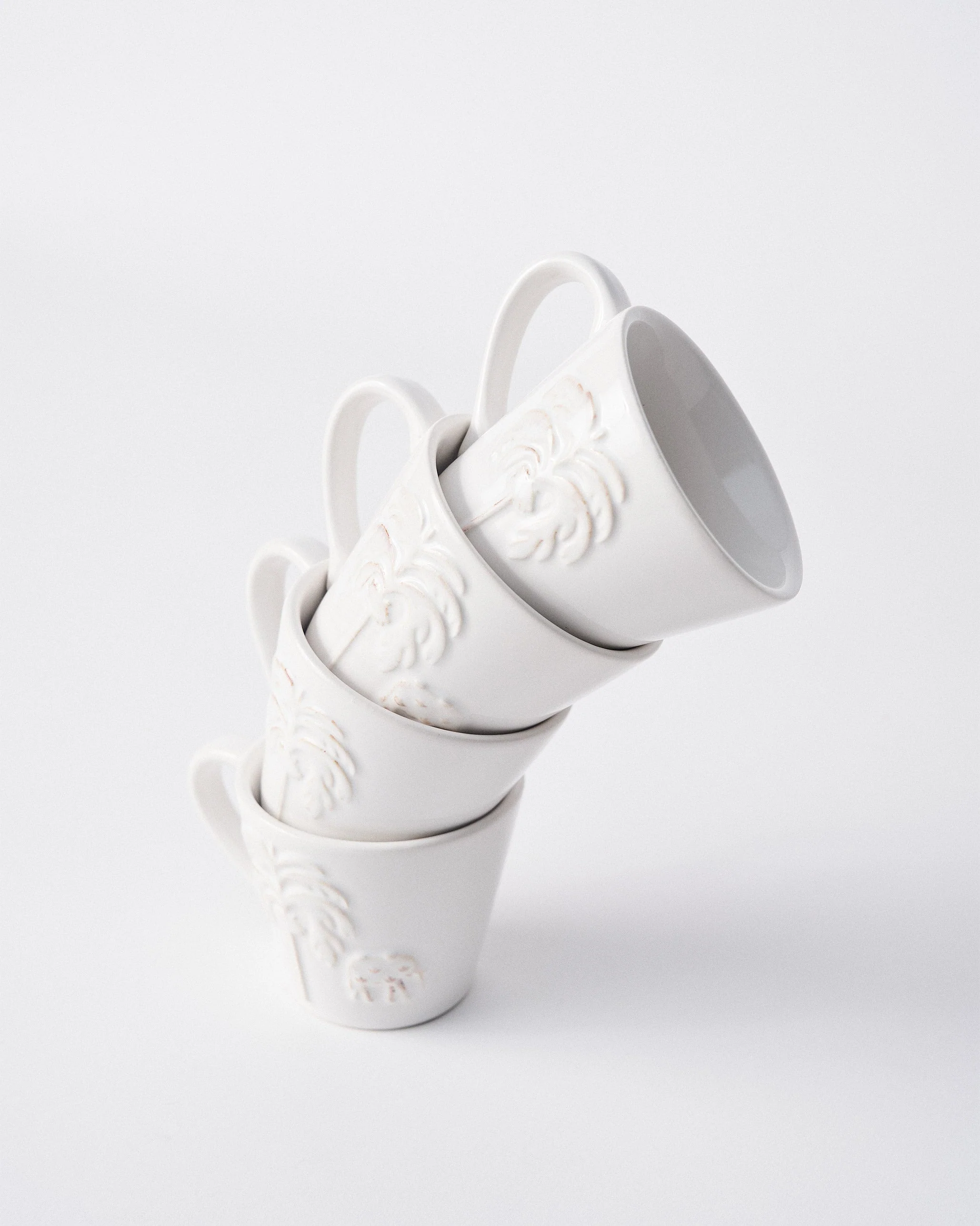 Ele Palm Espresso Mug - Set of 4 - Image 6