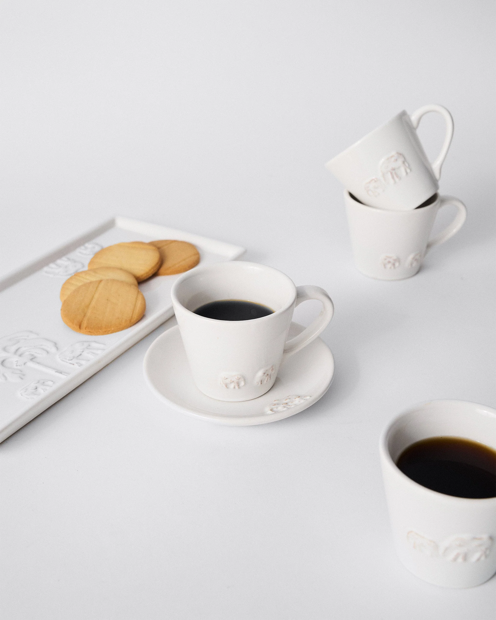 Ele Palm Espresso Mug - Set of 4 - Image 8