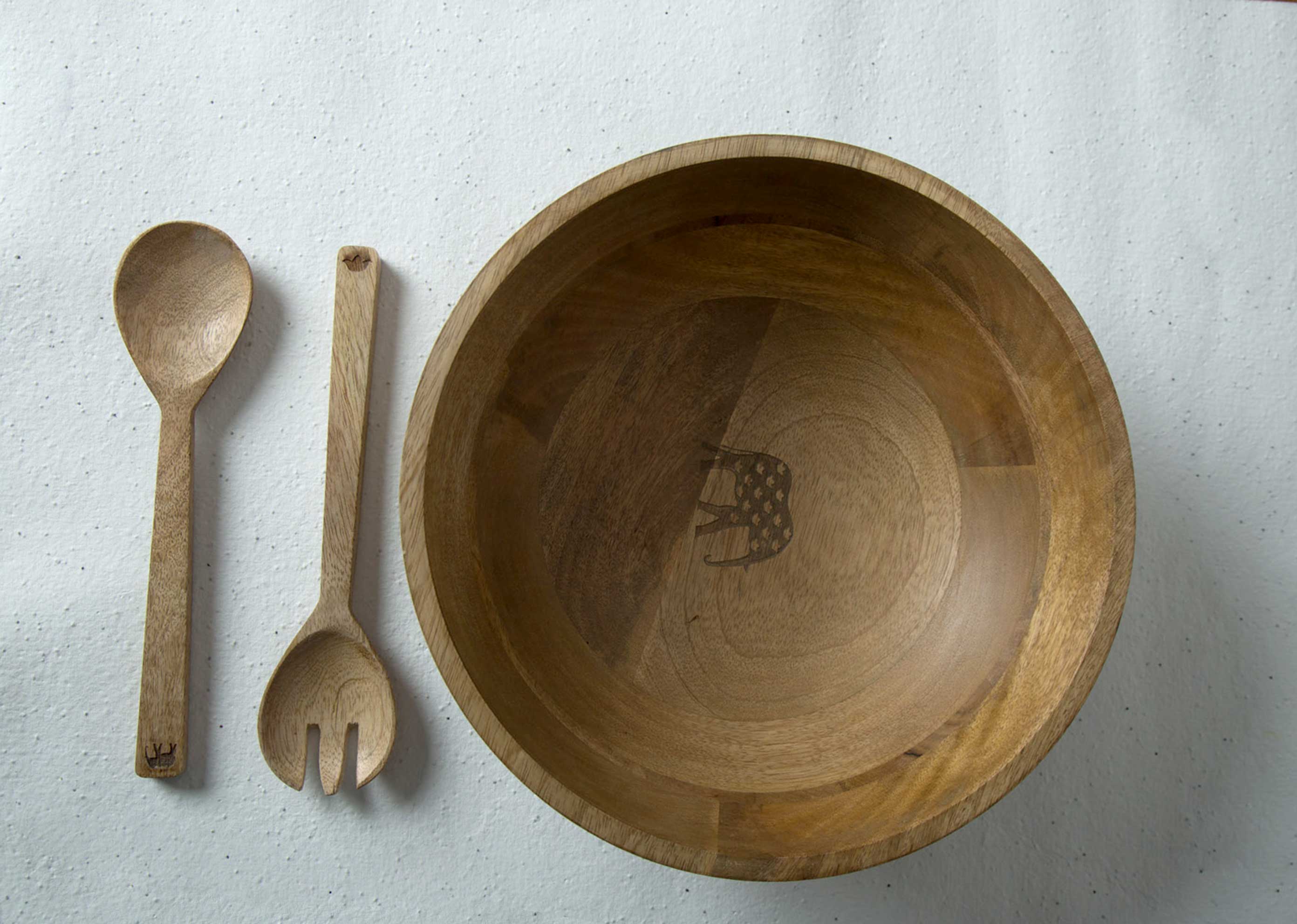 Ele Palm Salad Servers (Set of 2) - Image 3