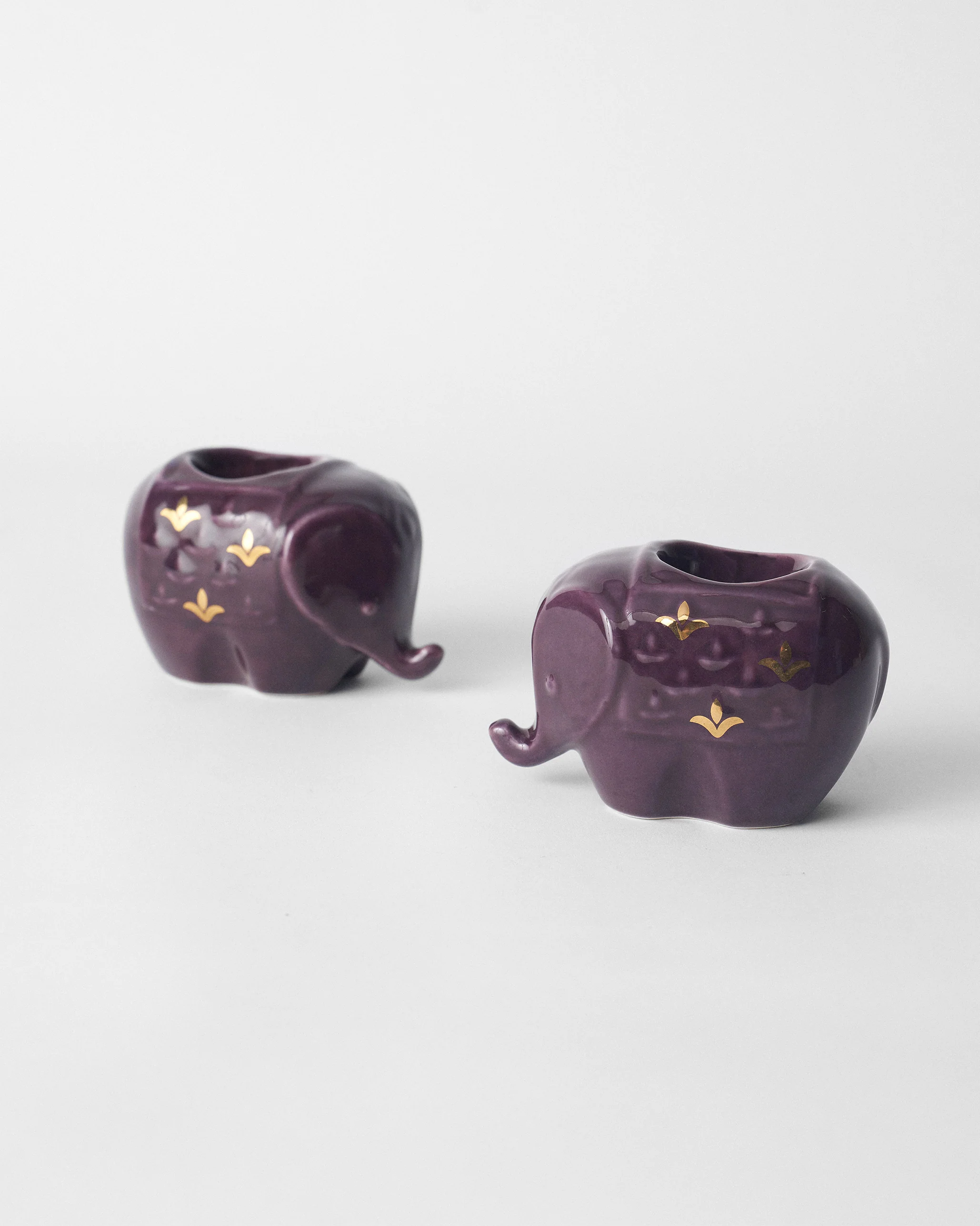 Ele Votive Set of 2 - Purple - Image 3