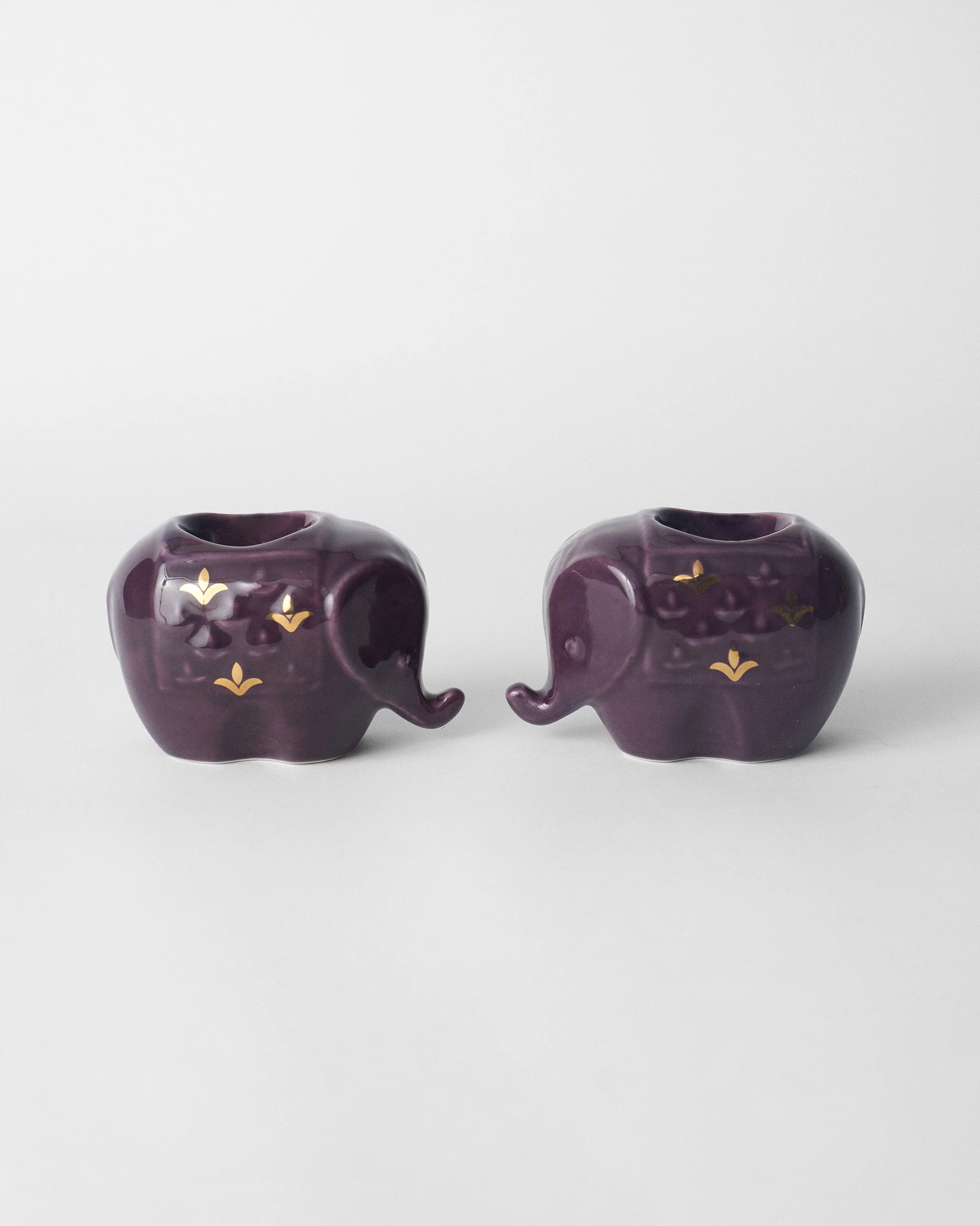 Ele Votive Set of 2 - Purple - Image 4