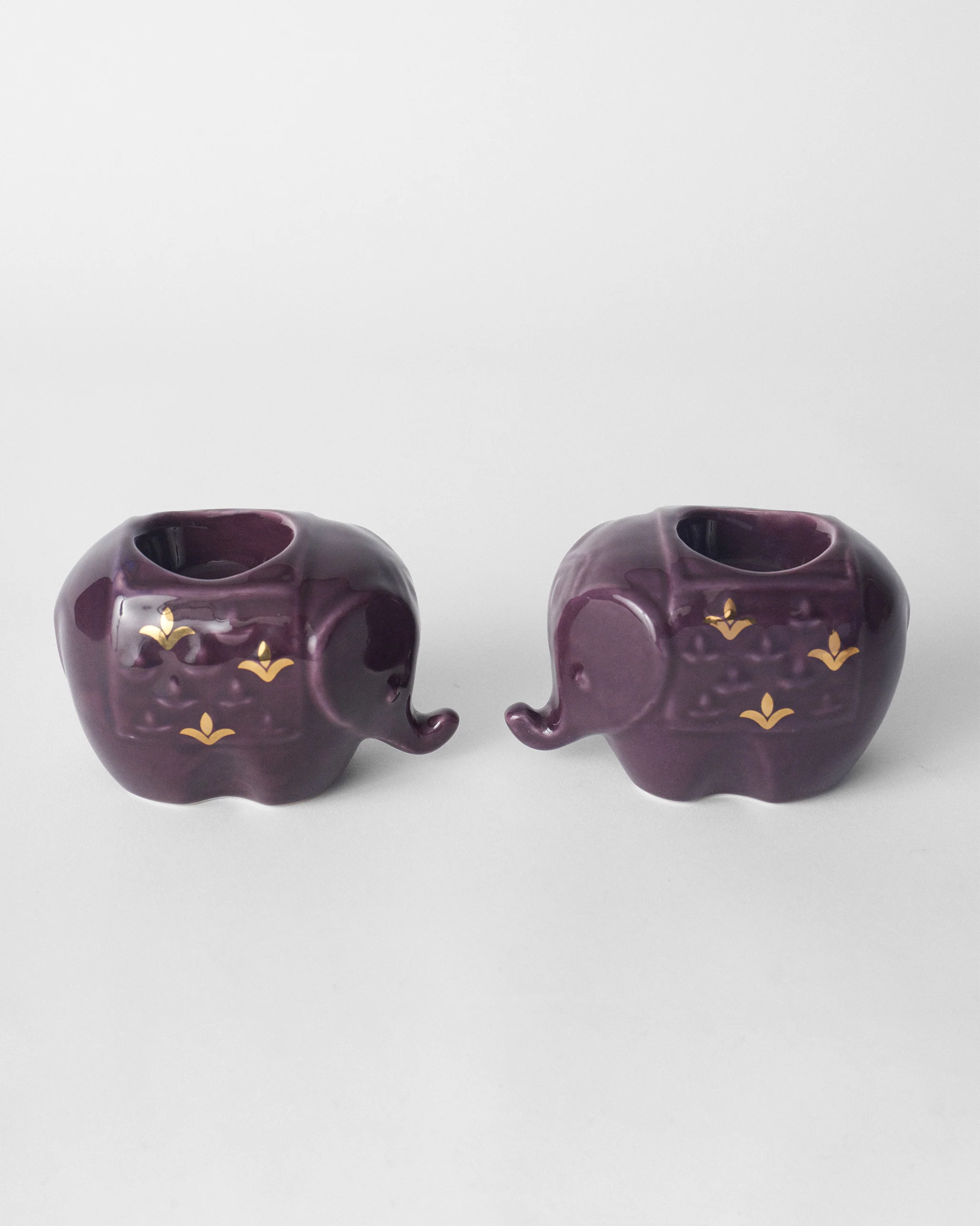 Ele Votive Set of 2 - Purple - Image 5