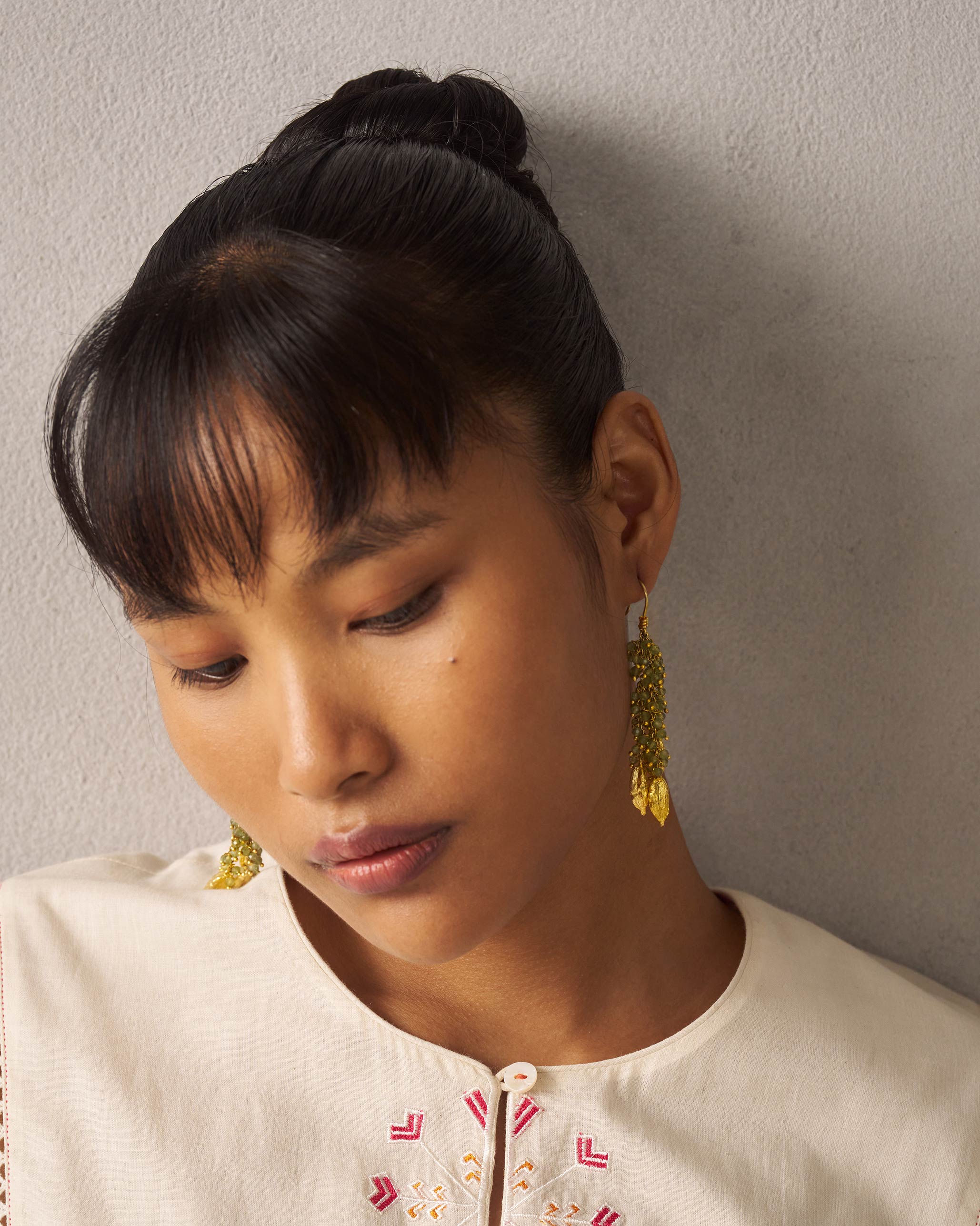 Ellka Dana Earrings - Gold - Image 3