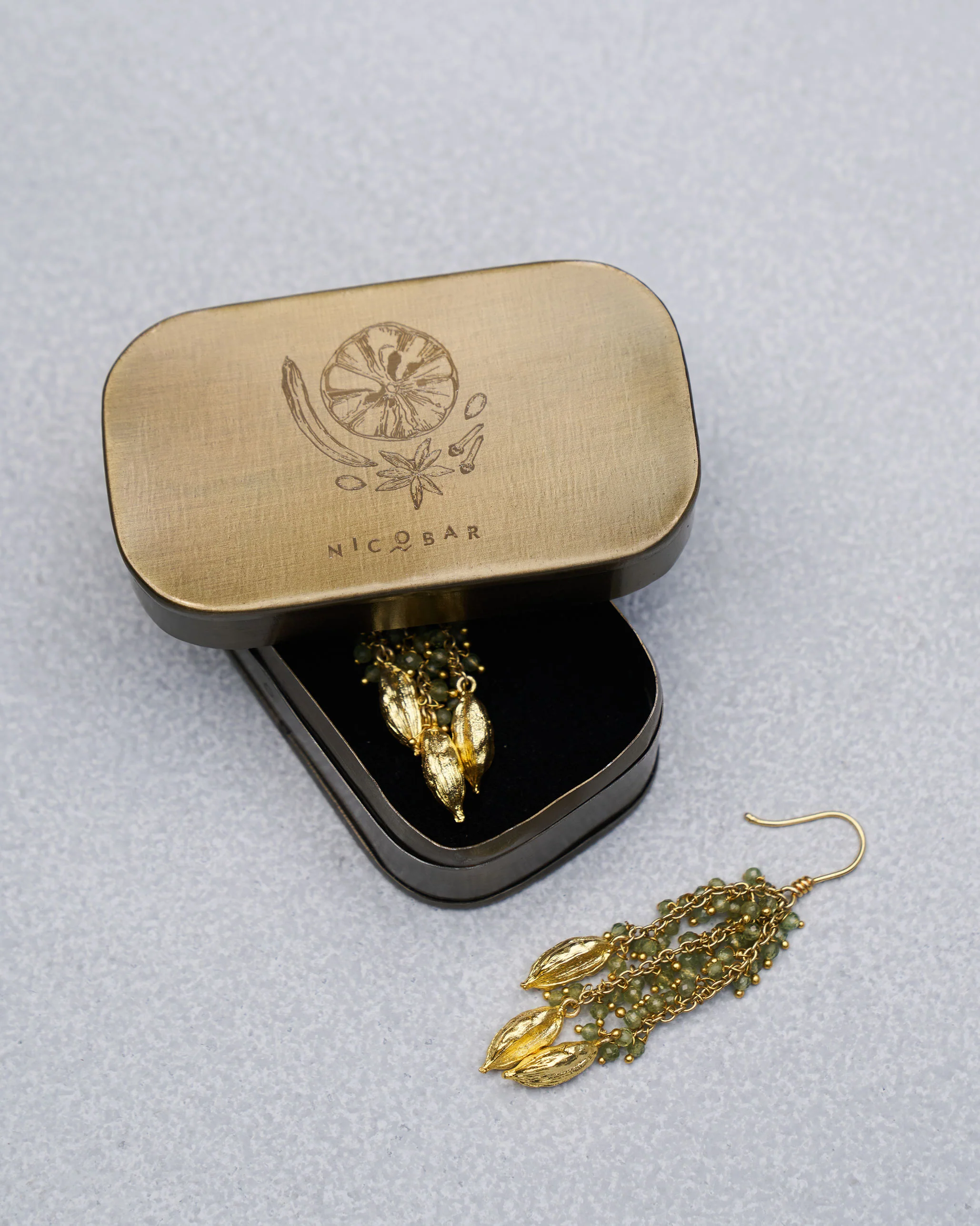 Ellka Dana Earrings - Gold - Image 4
