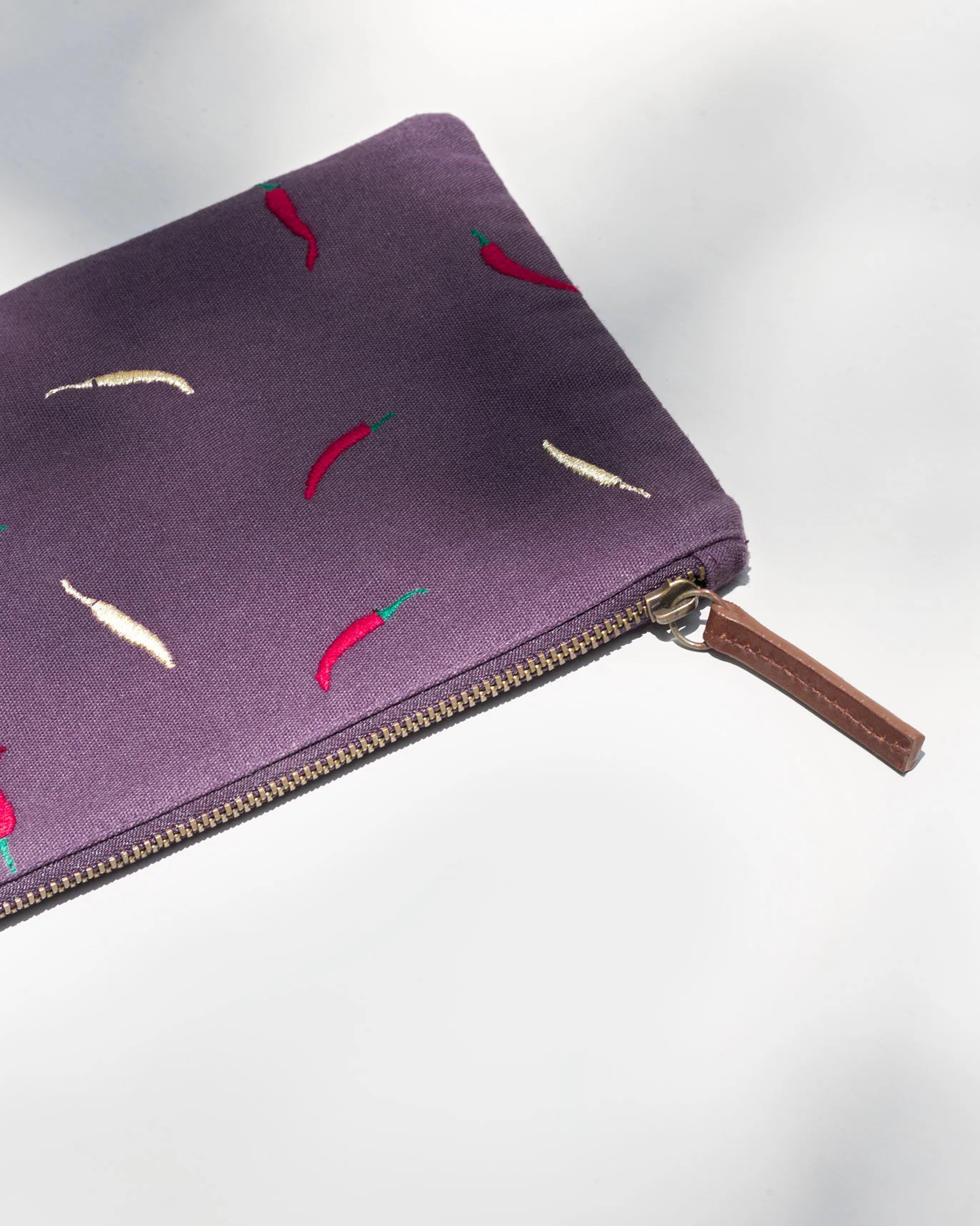 Embroidered Chilli Pouch - Medium - Image 2
