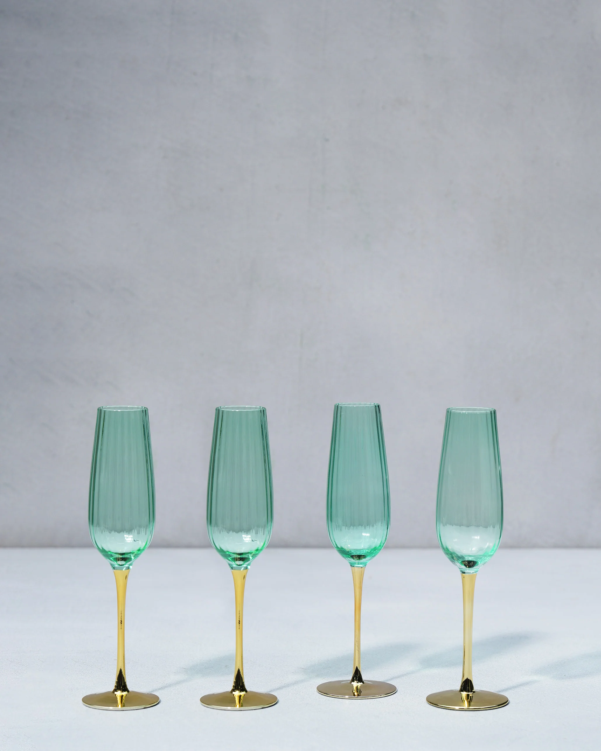 Emerald Champagne Flute - Set of 4 - Image 4