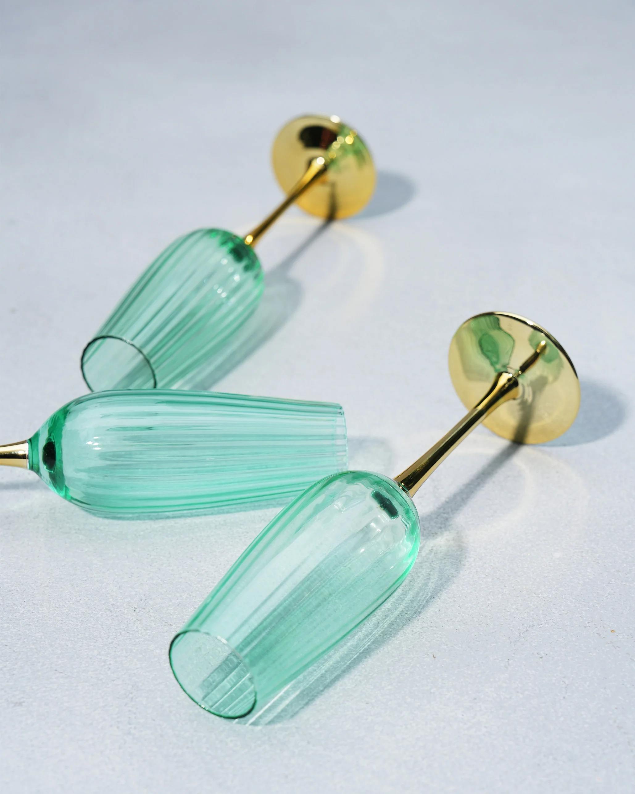 Emerald Champagne Flute - Set of 4 - Image 5