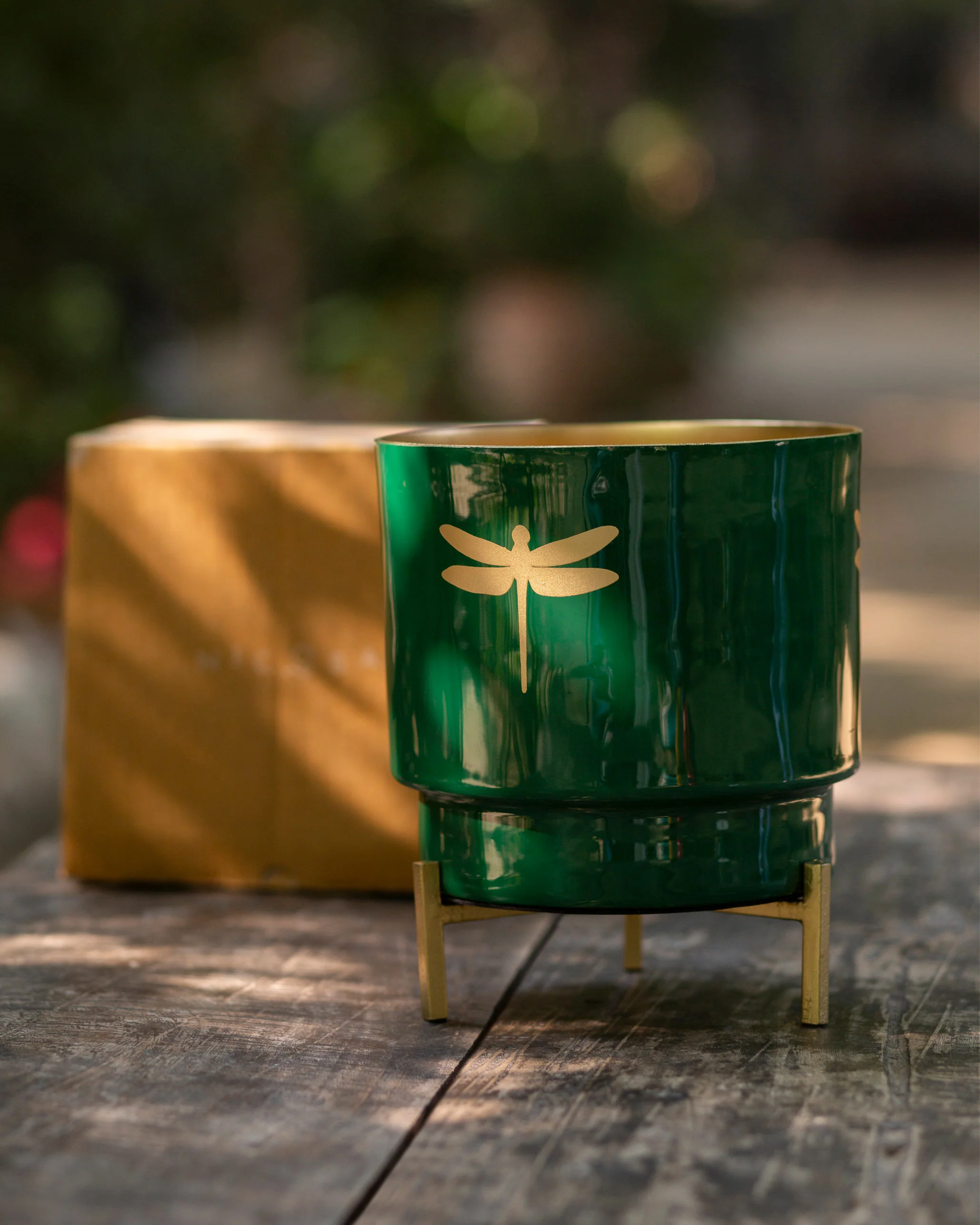 Emerald Dragonfly Planter - Image 3