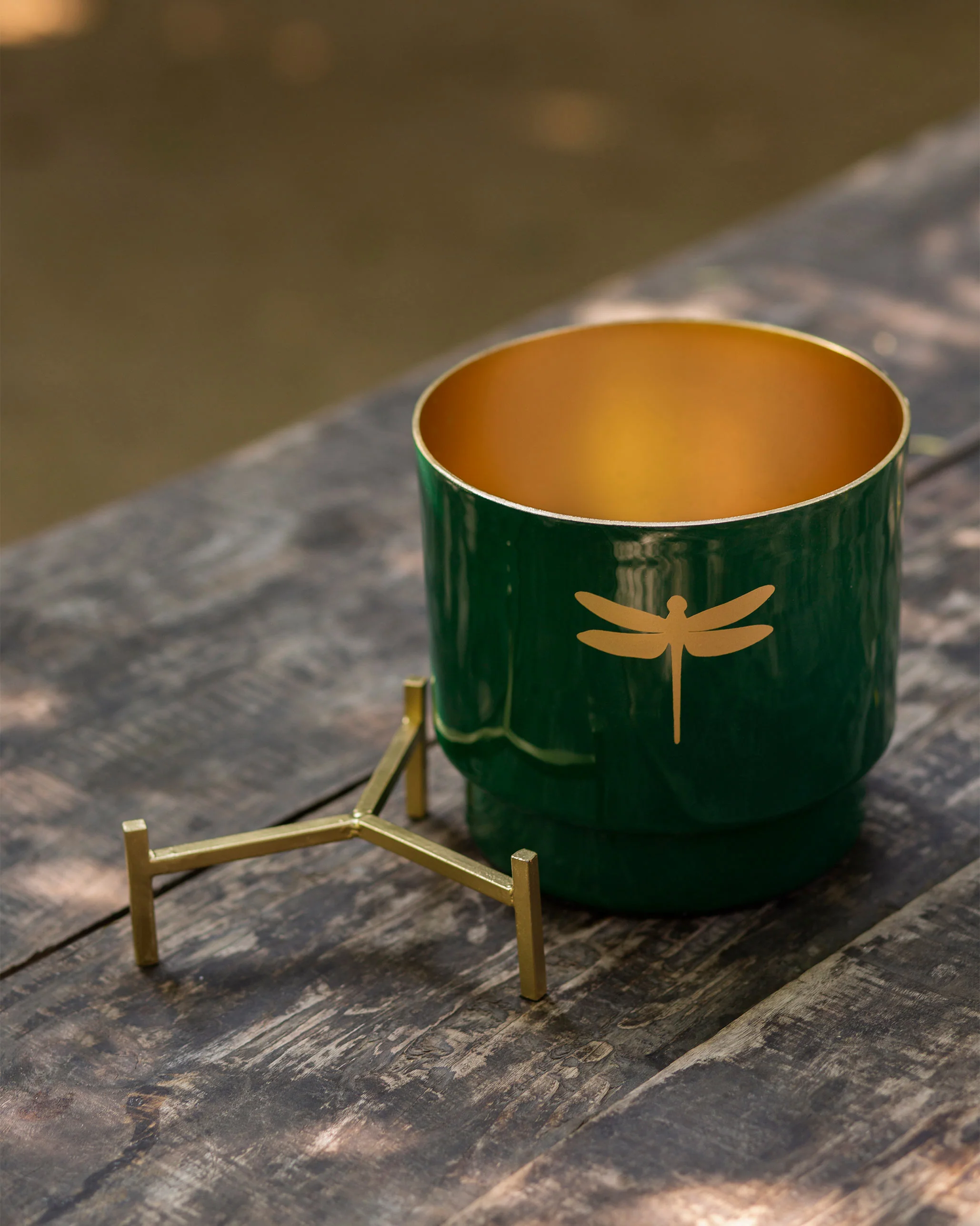 Emerald Dragonfly Planter - Image 4