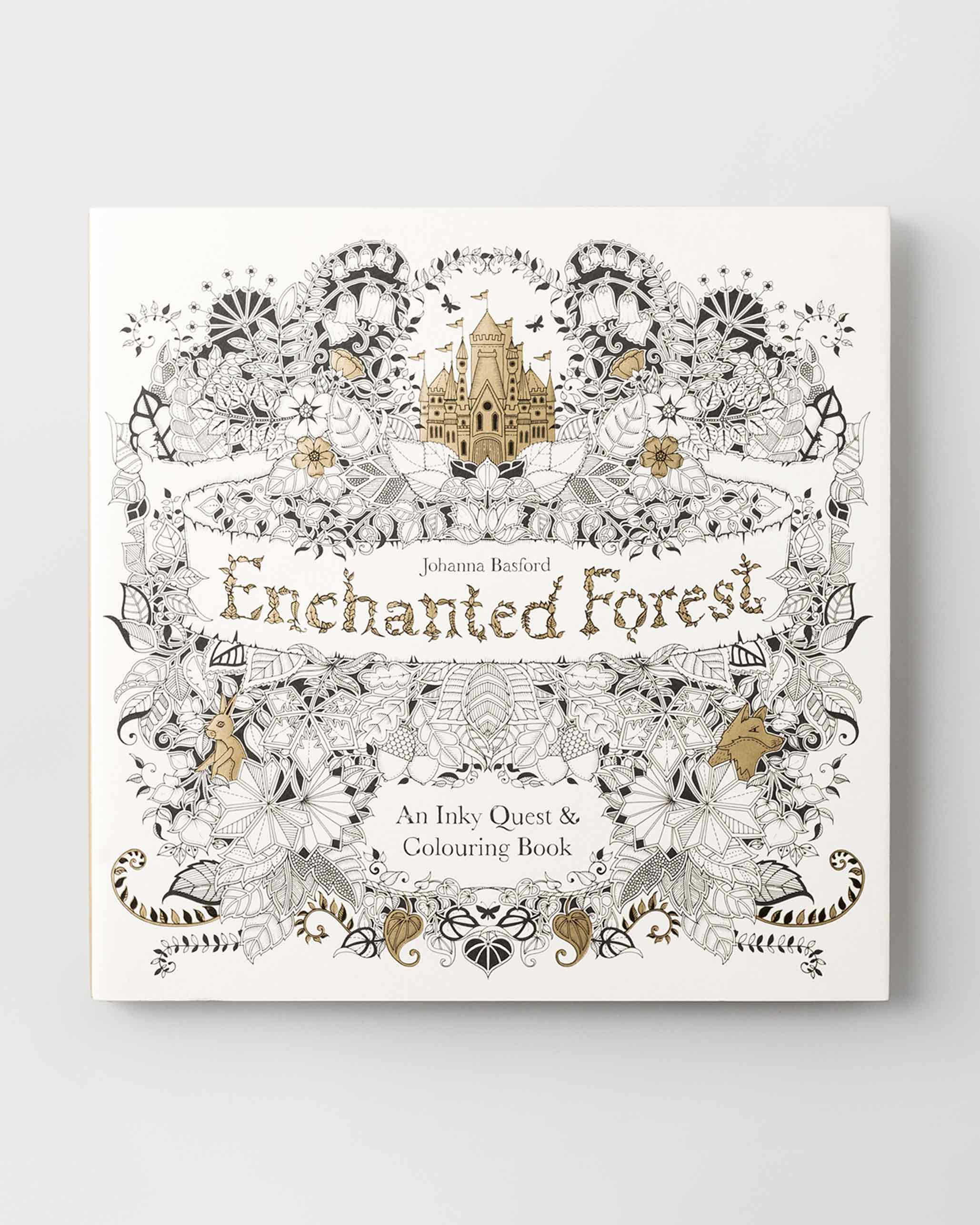 Enchanted Forest: An Inky Quest & Colouring Book - Image 3